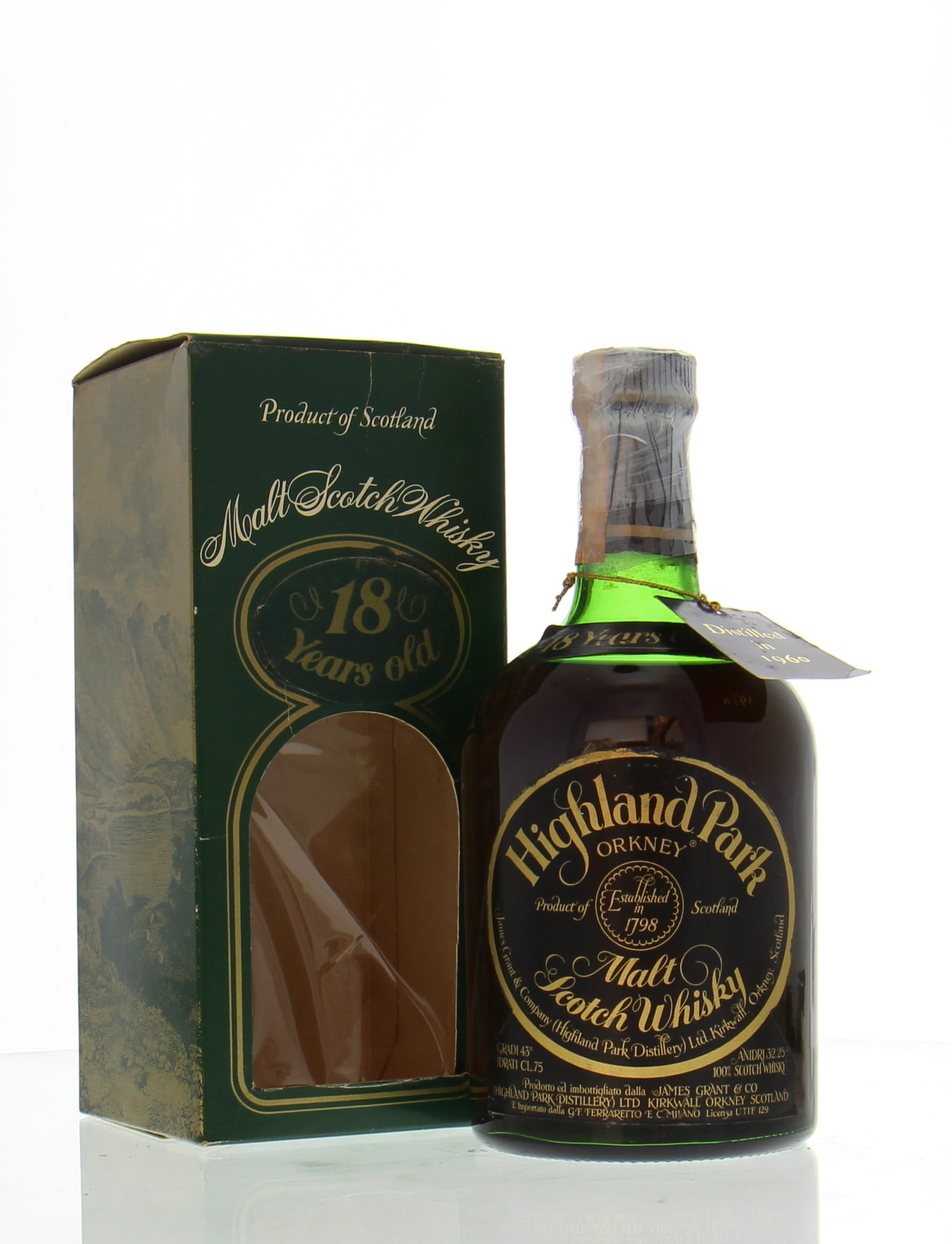 Highland Park - 1960 18 Years Old 43% 1960