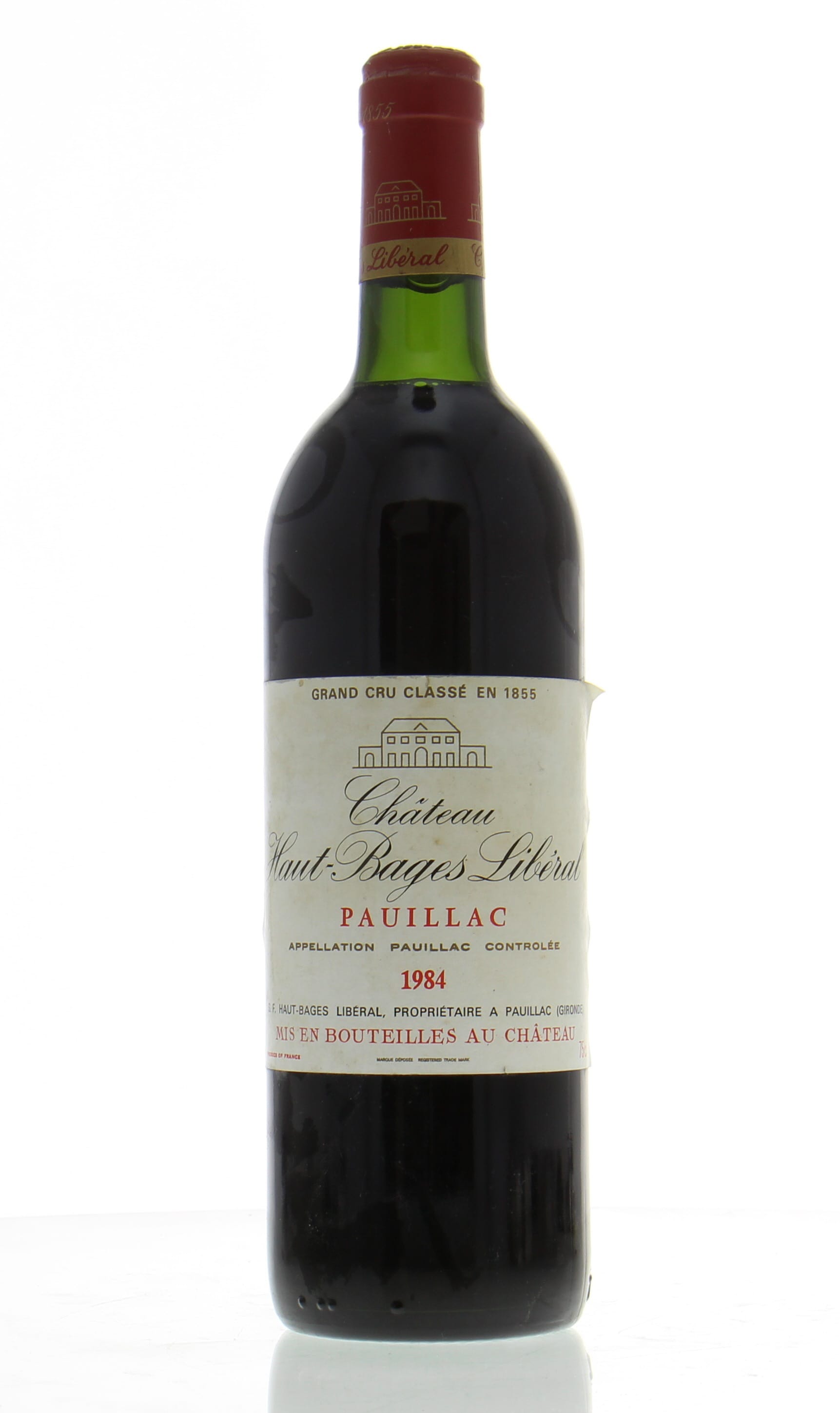 Chateau Haut Bages Liberal - Chateau Haut Bages Liberal 1984 Perfect