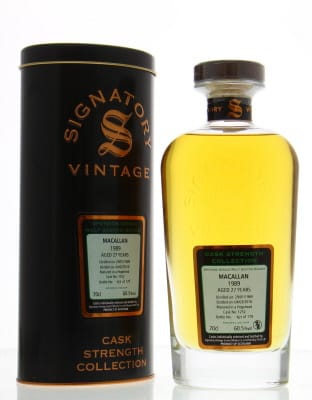 Macallan - 27 Years Old Signatory Vintage Cask:1252 60.5% 1989