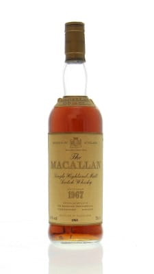 Macallan - 1967 18 years old Sherry Wood 43% 1967
