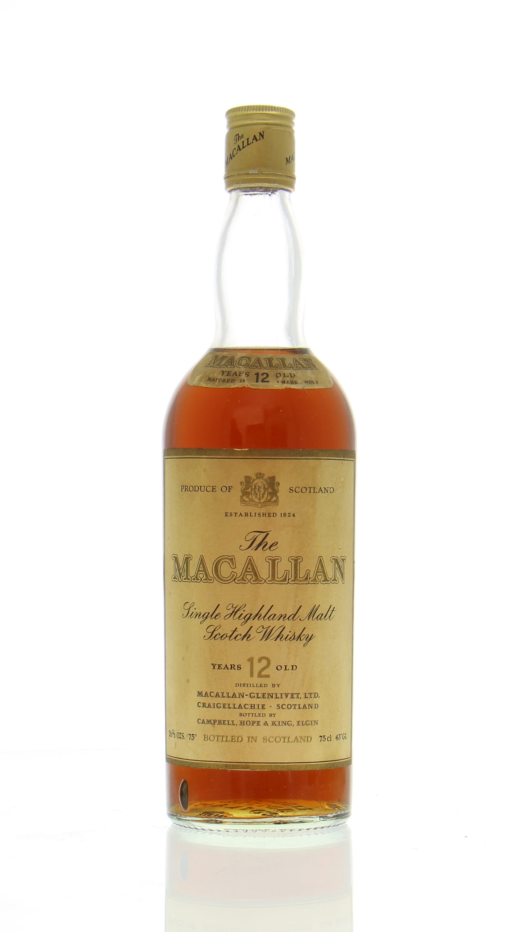 Macallan - 12 Years Old Sherry Wood 43% NV Perfect