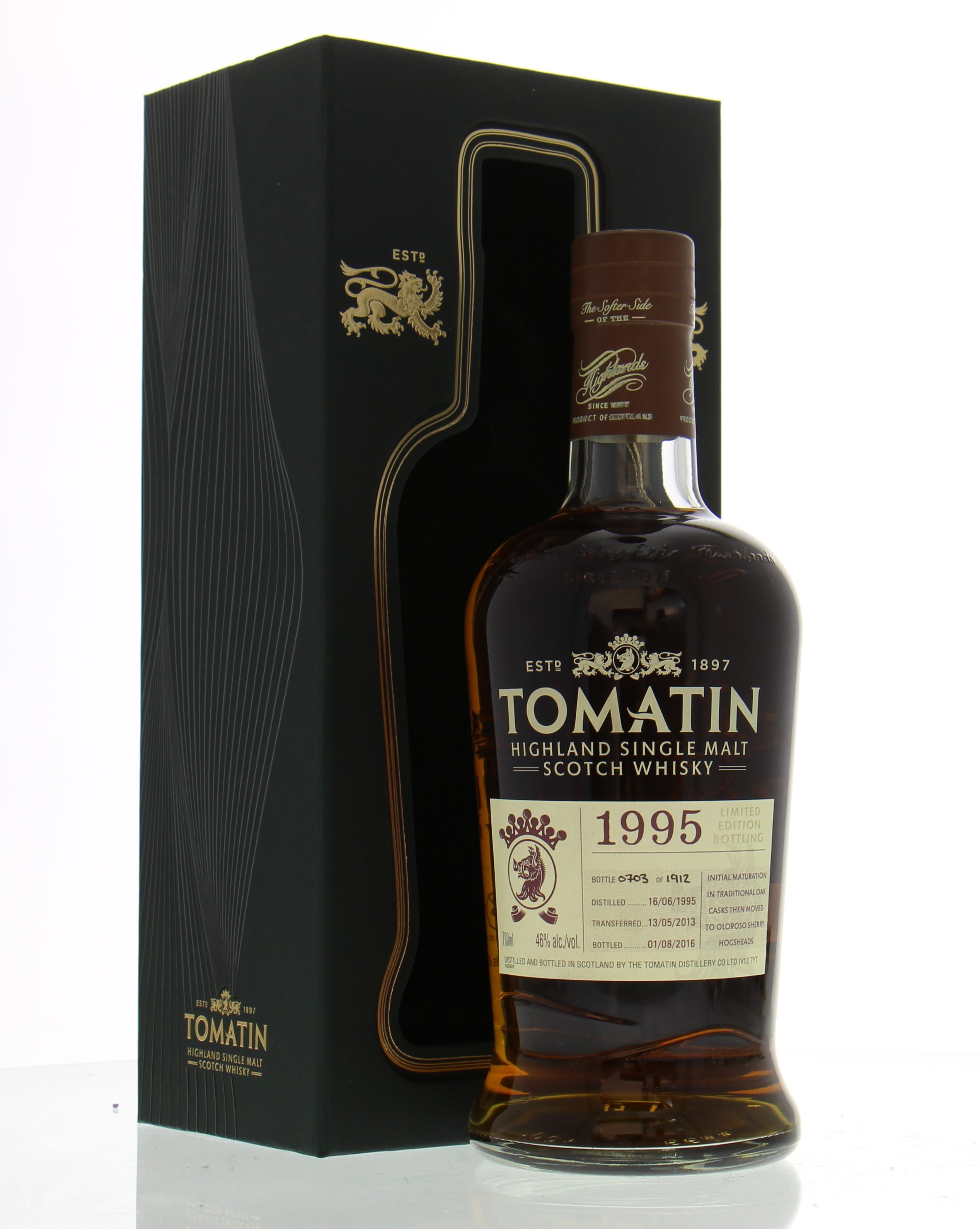 Tomatin - 21 Years Old Limited Edition 46% 1995 In Original Container