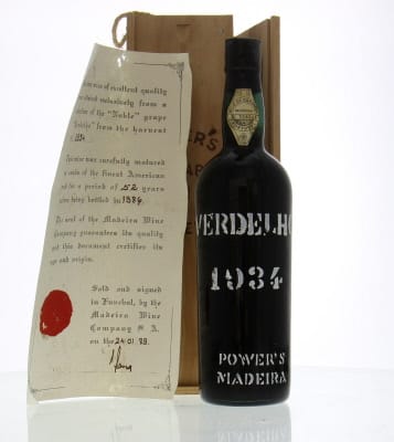 Power's Madeira - Verdelho (bottled 1989) 1934