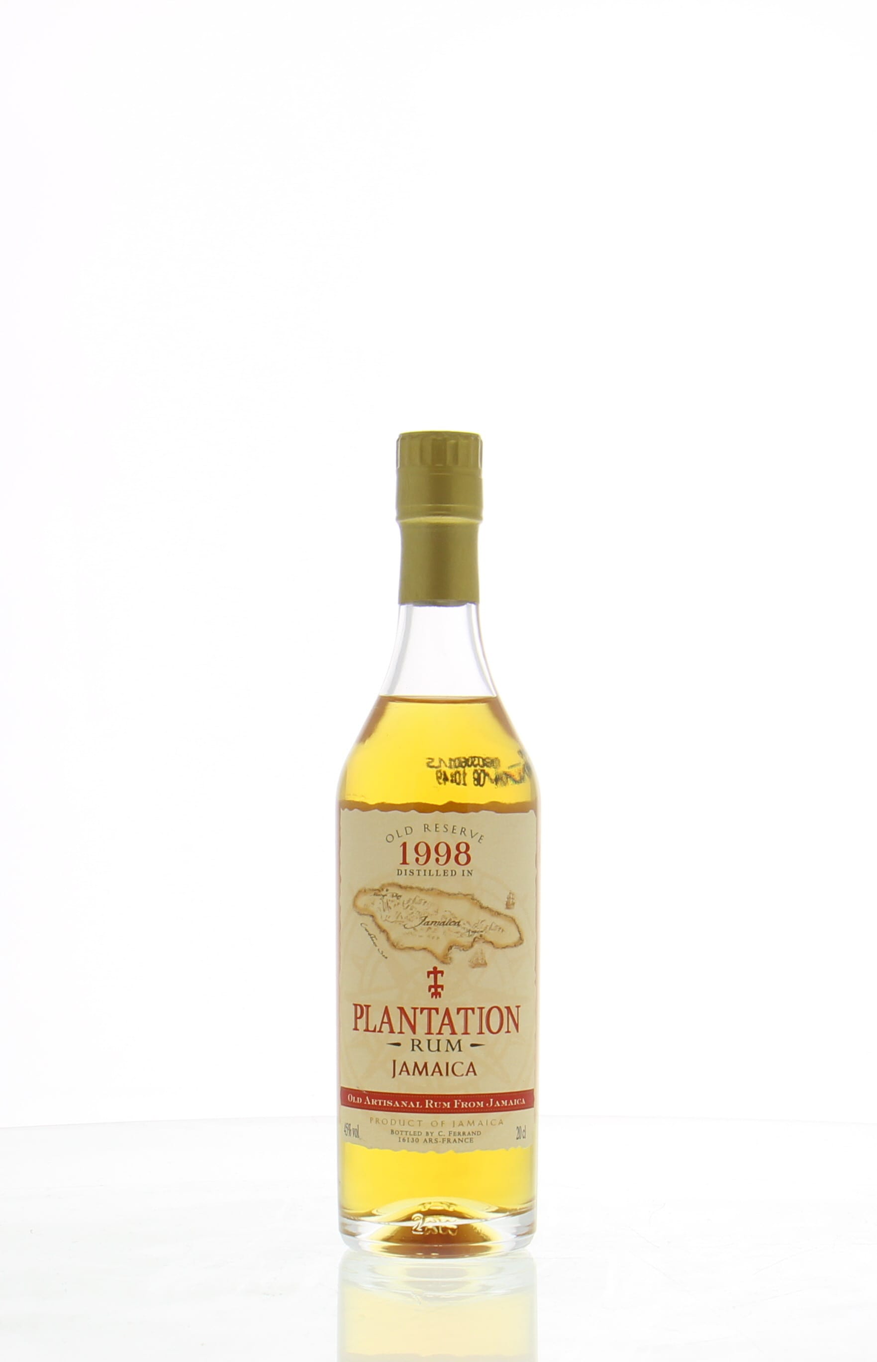 Plantation Rum - Jamaica old reserve 1998 45% 1998 Perfect