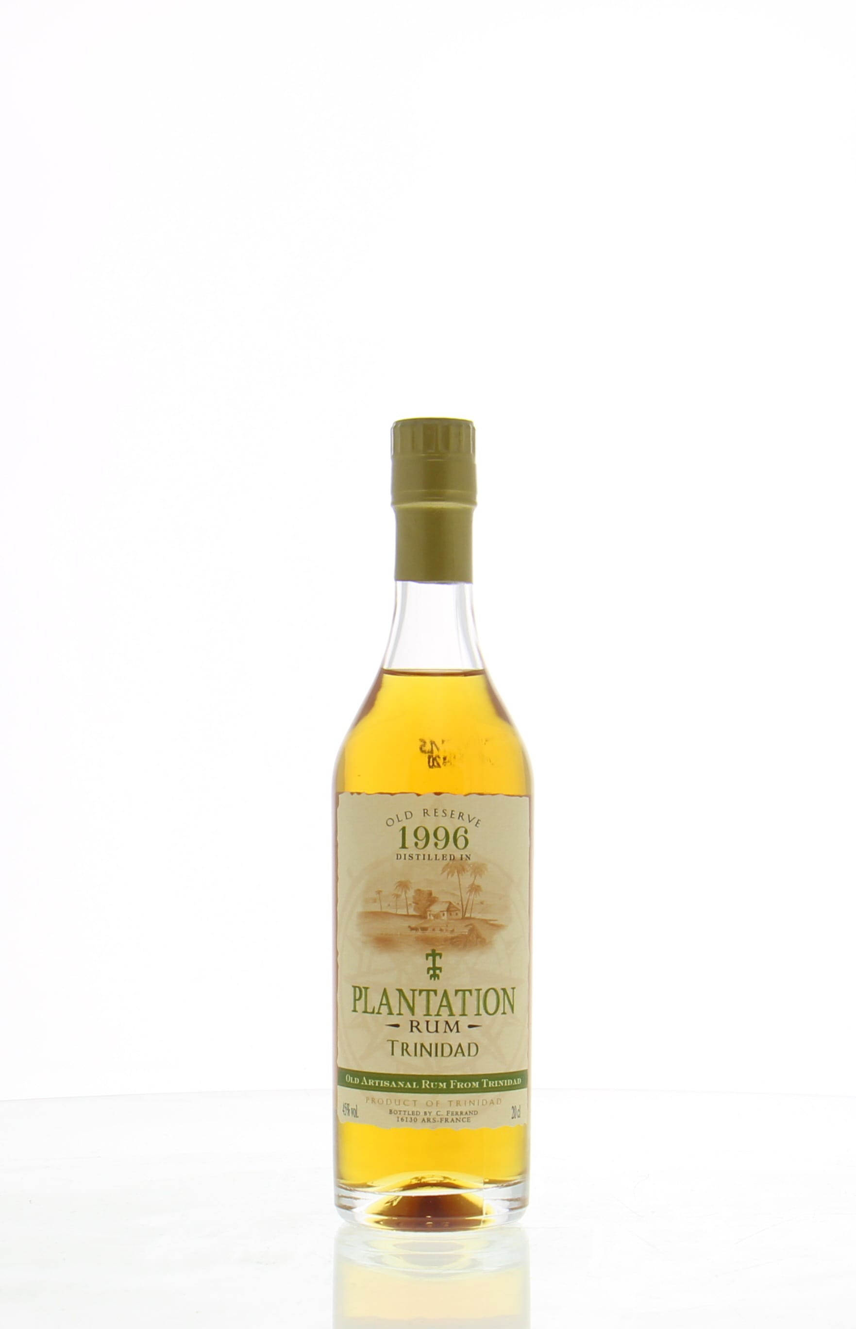 Plantation Rum - Trinidad old reserve 1996 45% 1996 Perfect