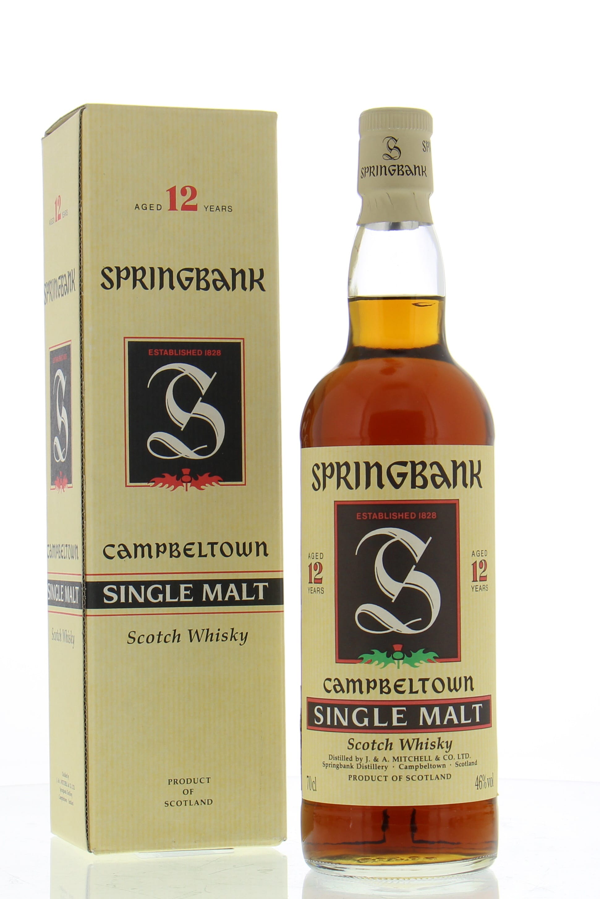 Springbank - 12 Years Old Green Thistle 46% NV In Original Container