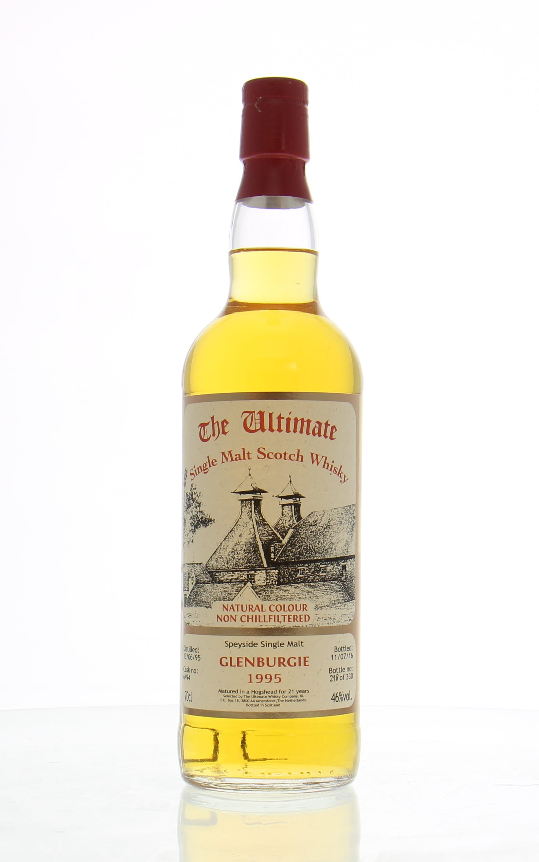 Glenburgie - 21 Years Old The Ultimate Cask:6494 46% 1995 Perfect
