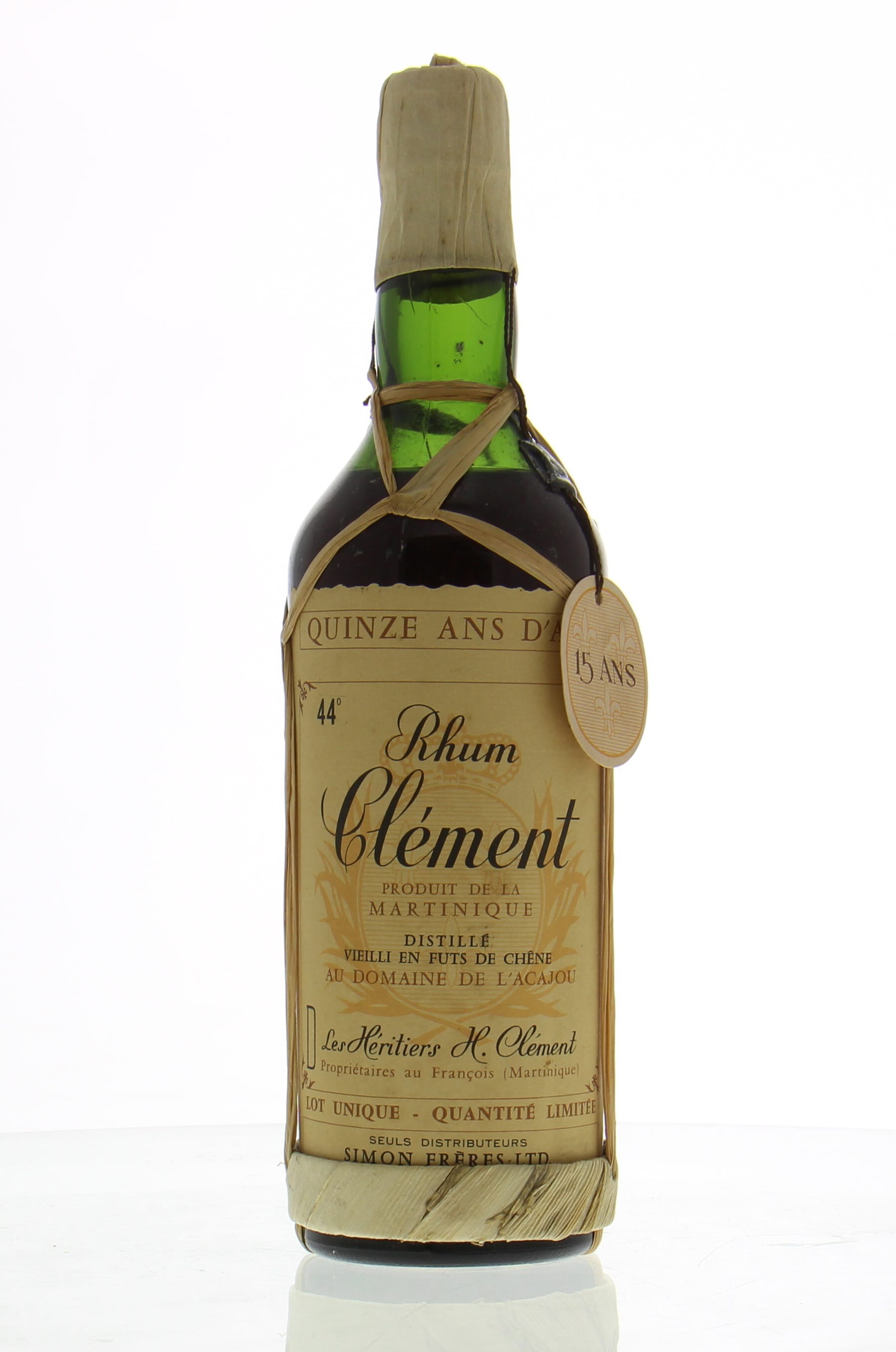 Clement - Rhum 15 years old 44 % NV Perfect