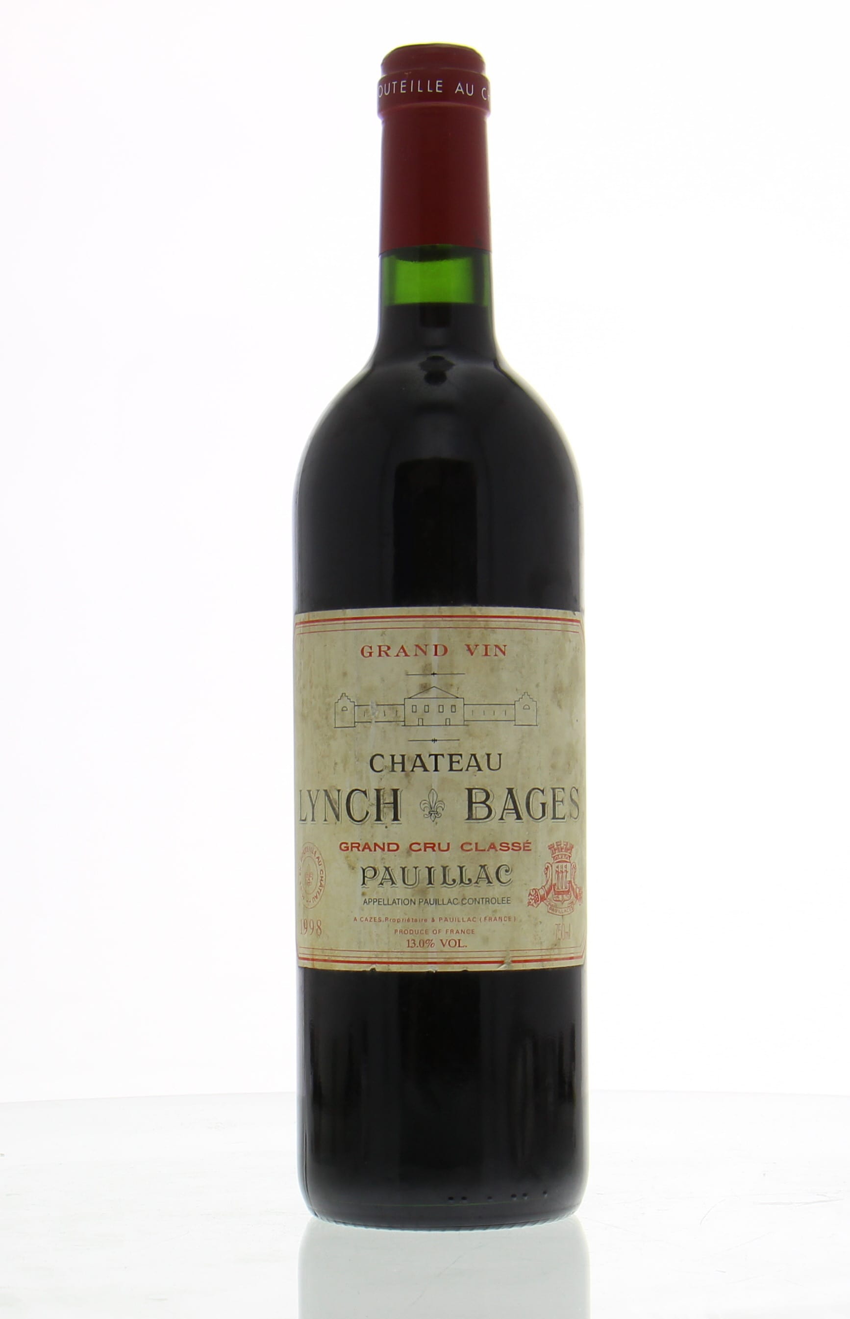 Chateau Lynch Bages - Chateau Lynch Bages 1998 Perfect