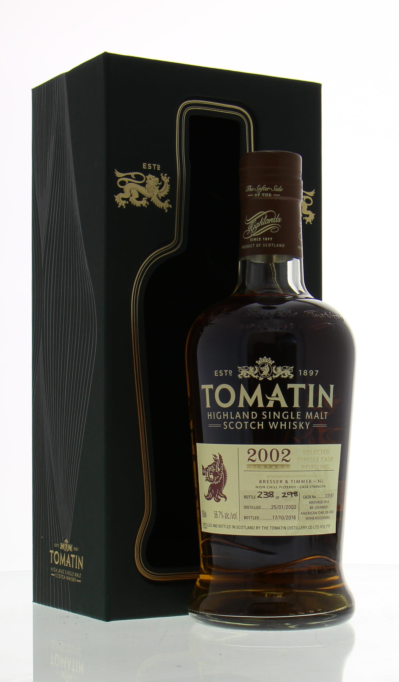 Tomatin - 14 Years Old Single Cask:33197 56.7% 2002 In Original Container