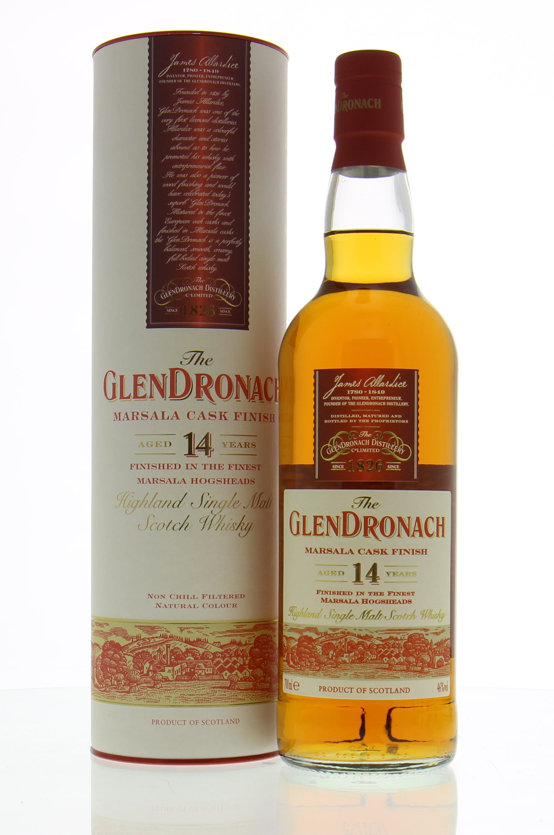 Glendronach - 14 Years Old Marsala Cask Finish 46% NV In Original Container