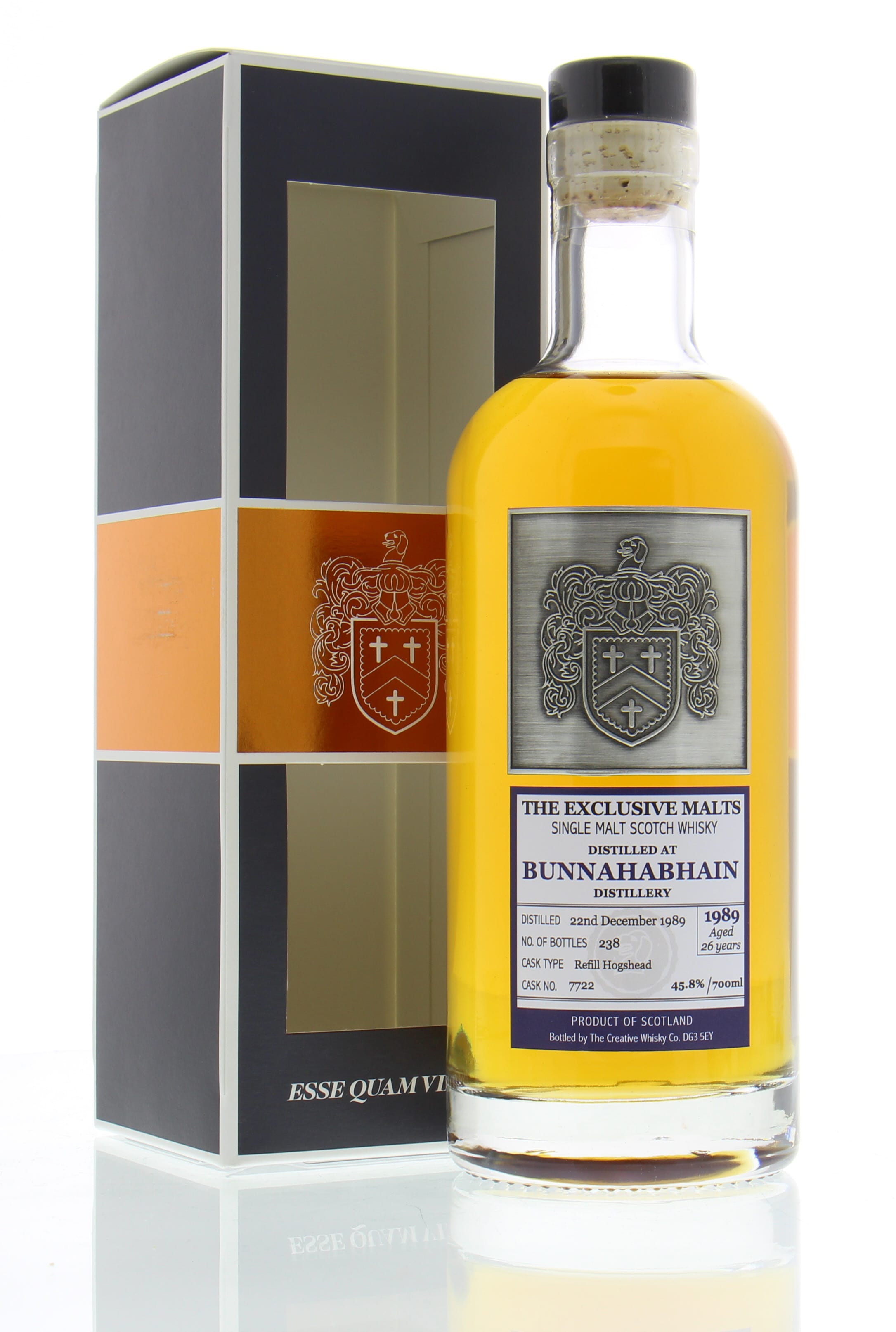Bunnahabhain - 26 Years Old Creative Whisky Company Cask:7722 45.8% 1996 In Original Container