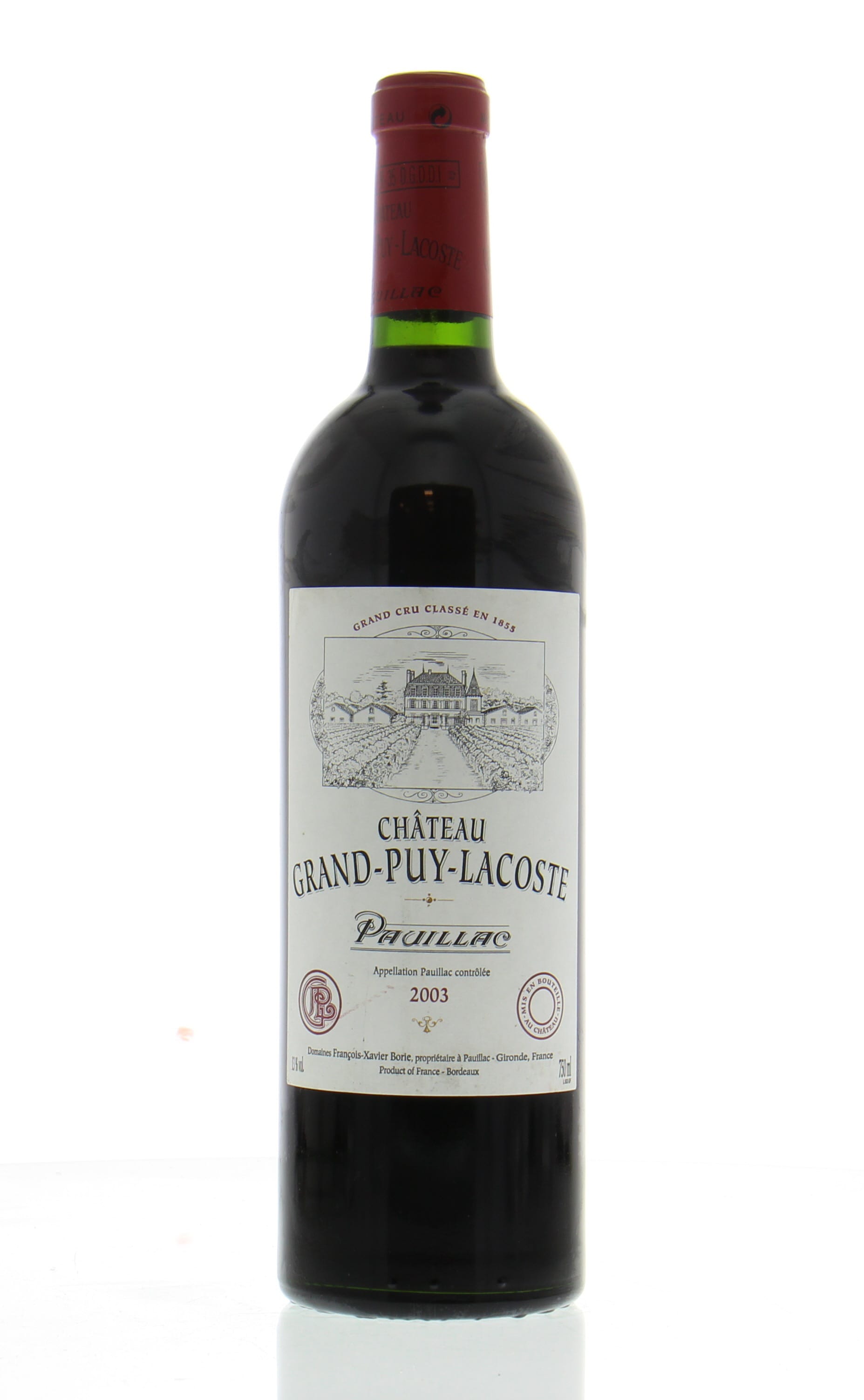 Chateau Grand Puy Lacoste - Chateau Grand Puy Lacoste 2003 Perfect