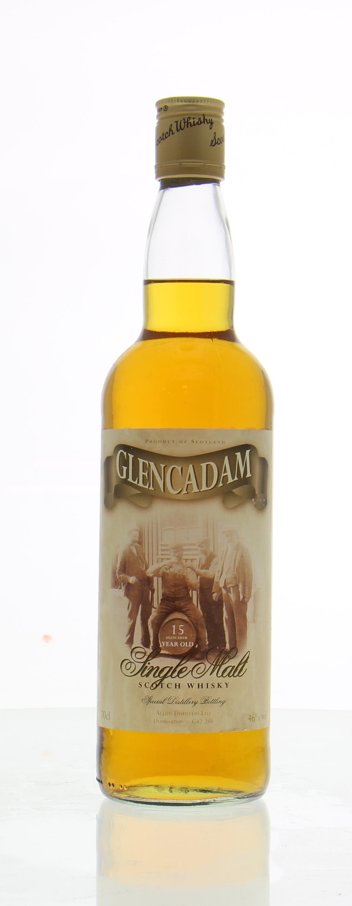 Glencadam - 15 Years Old Special Distillery Bottling - Allied 46% NV NO OC