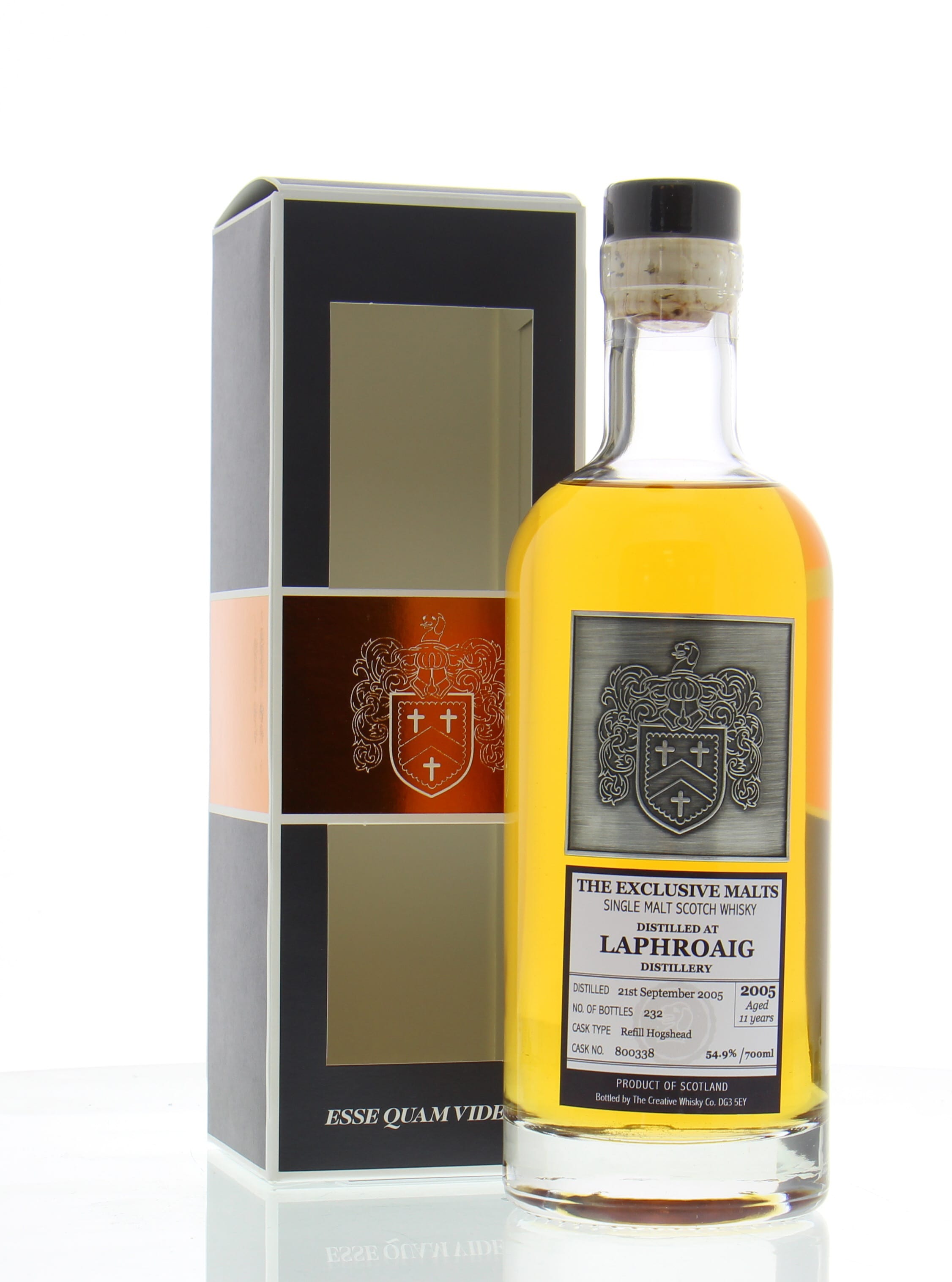 Laphroaig - 11 Years Old The Exclusive Malts Cask:800338 54.9% 2005 In Original Container