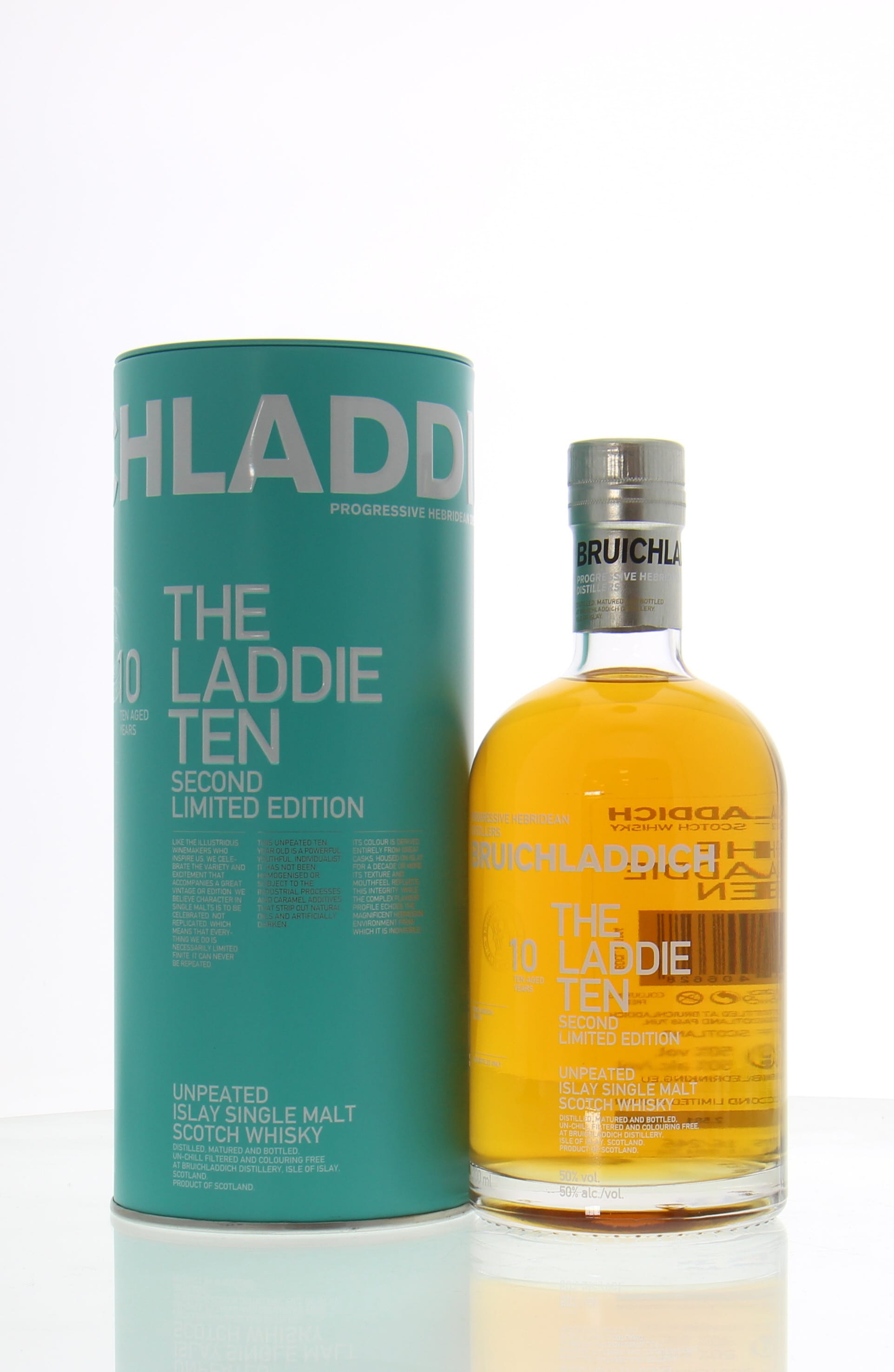 Bruichladdich - 10 Years Old The Laddie Ten Second Limited Edition 2016 50% NV In Original Container
