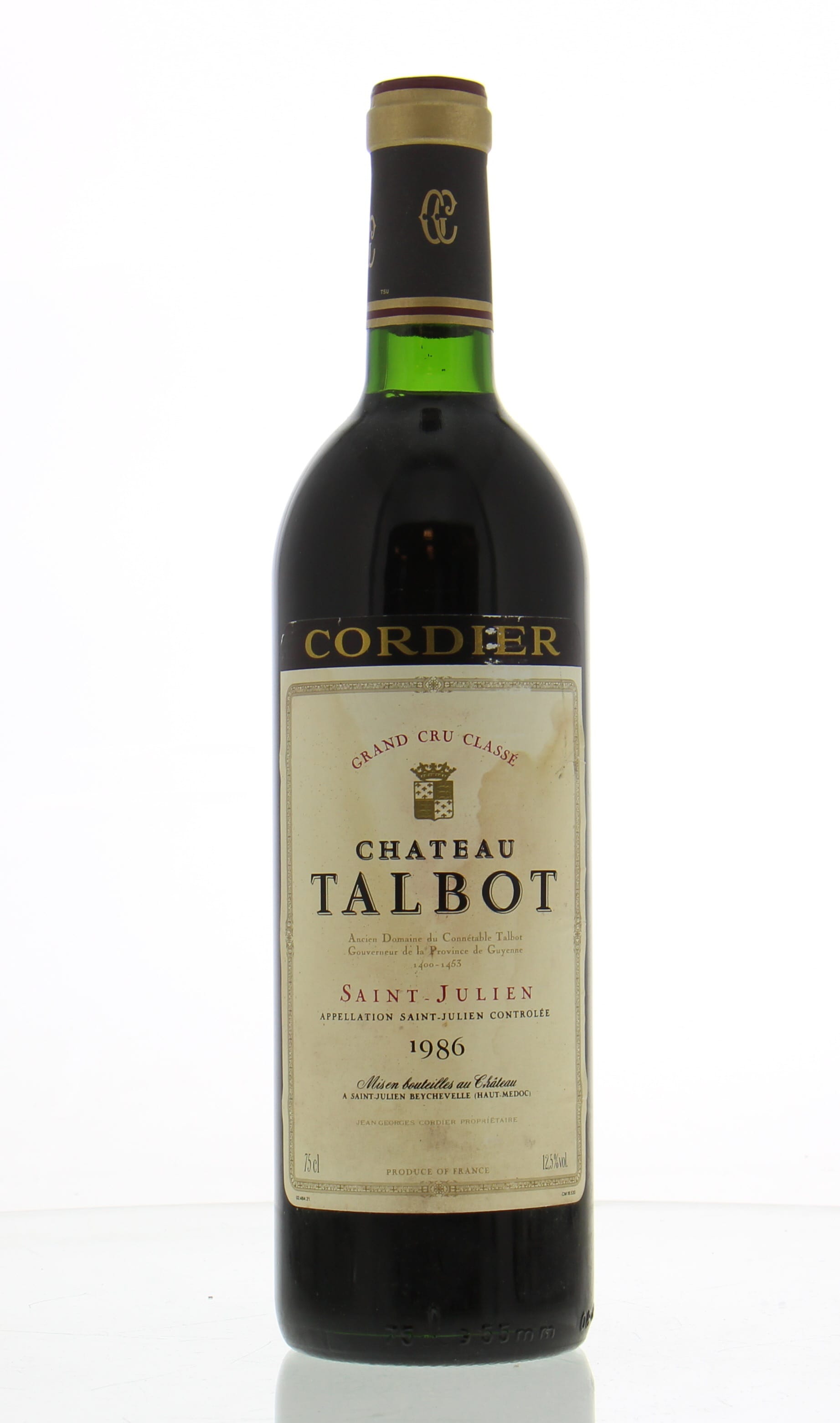 Chateau Talbot - Chateau Talbot 1986 Top Shoulder