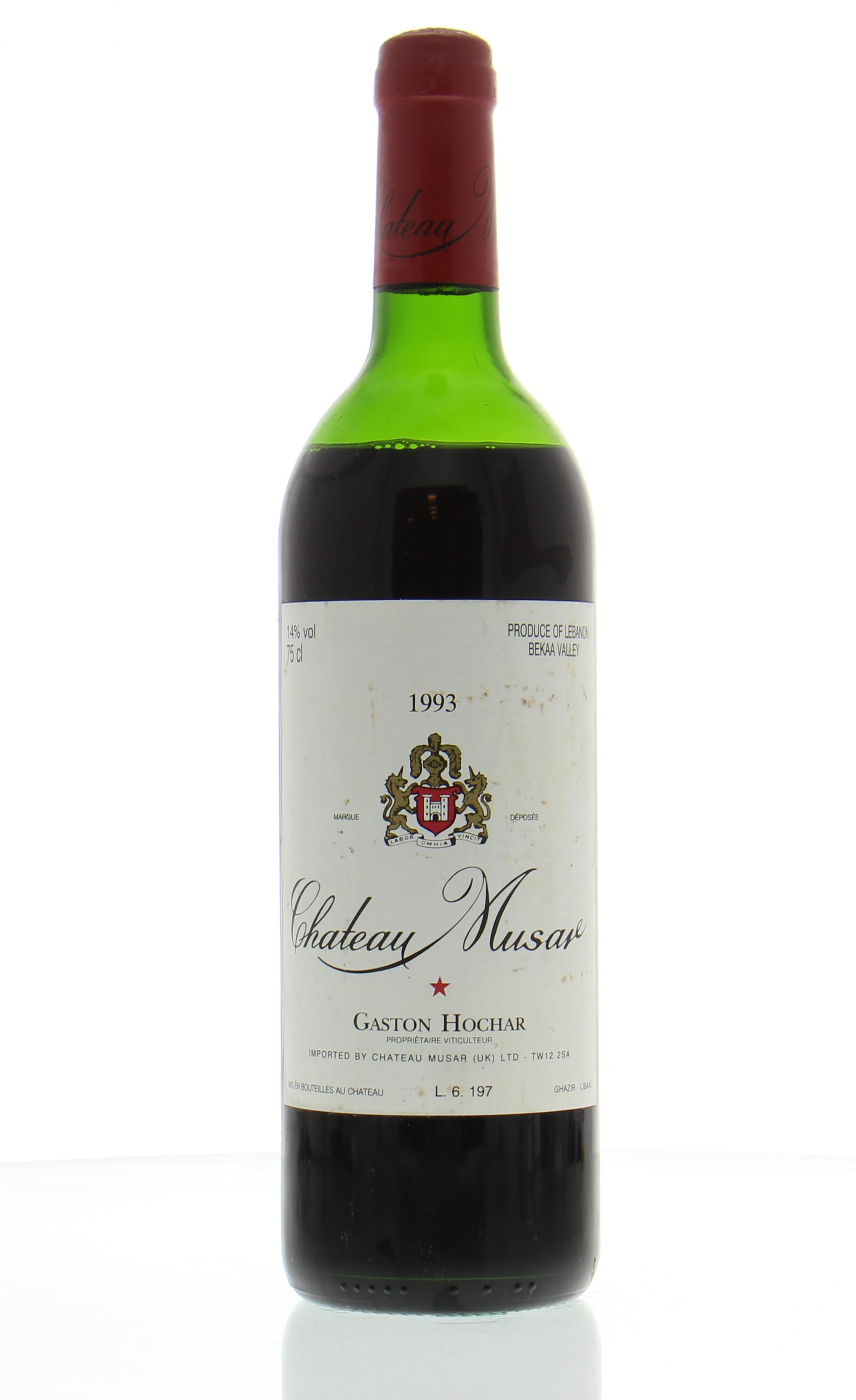 Chateau Musar - Chateau Musar 1993 Mid shoulder