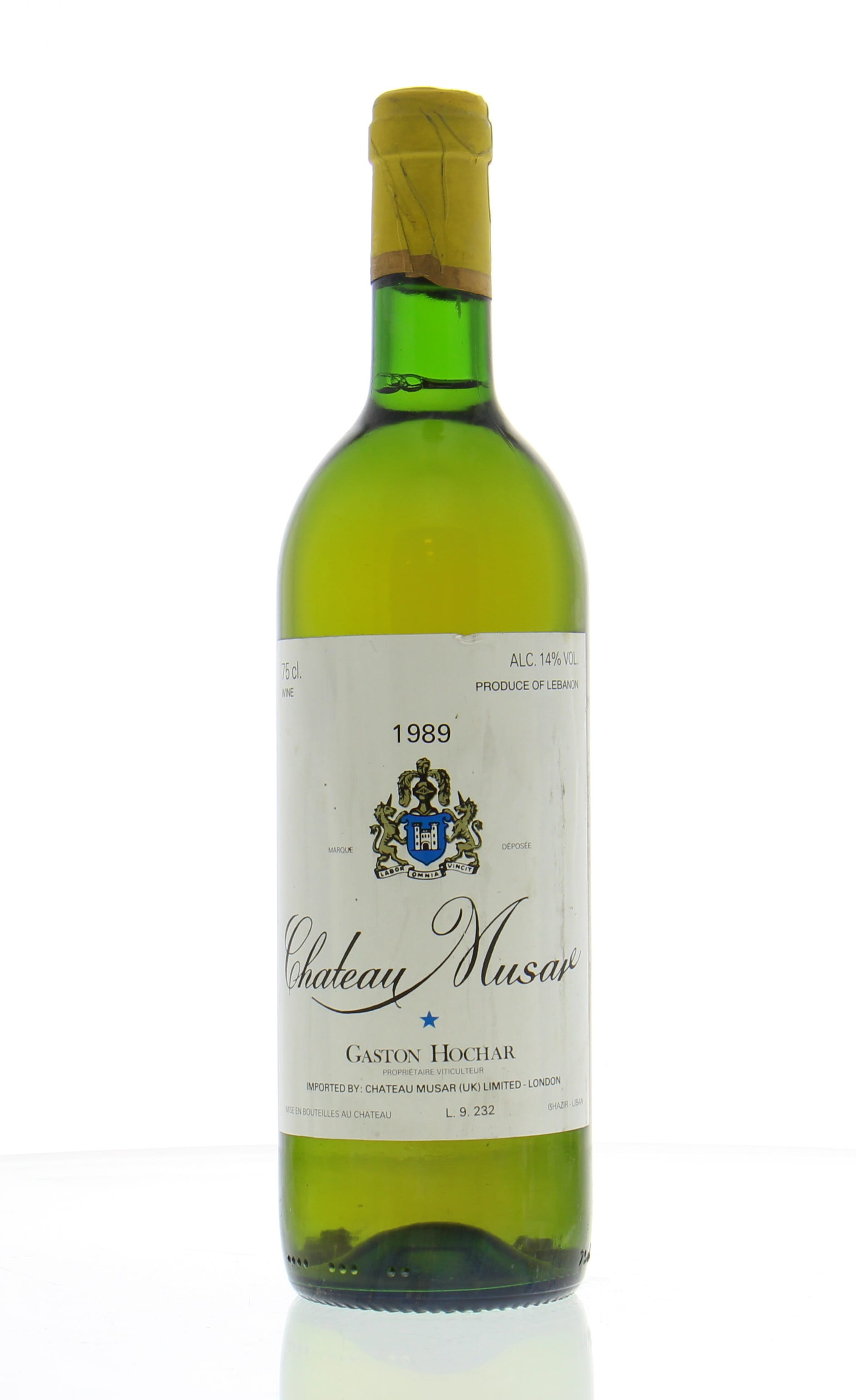 Chateau Musar - Blanc 1989 Perfect
