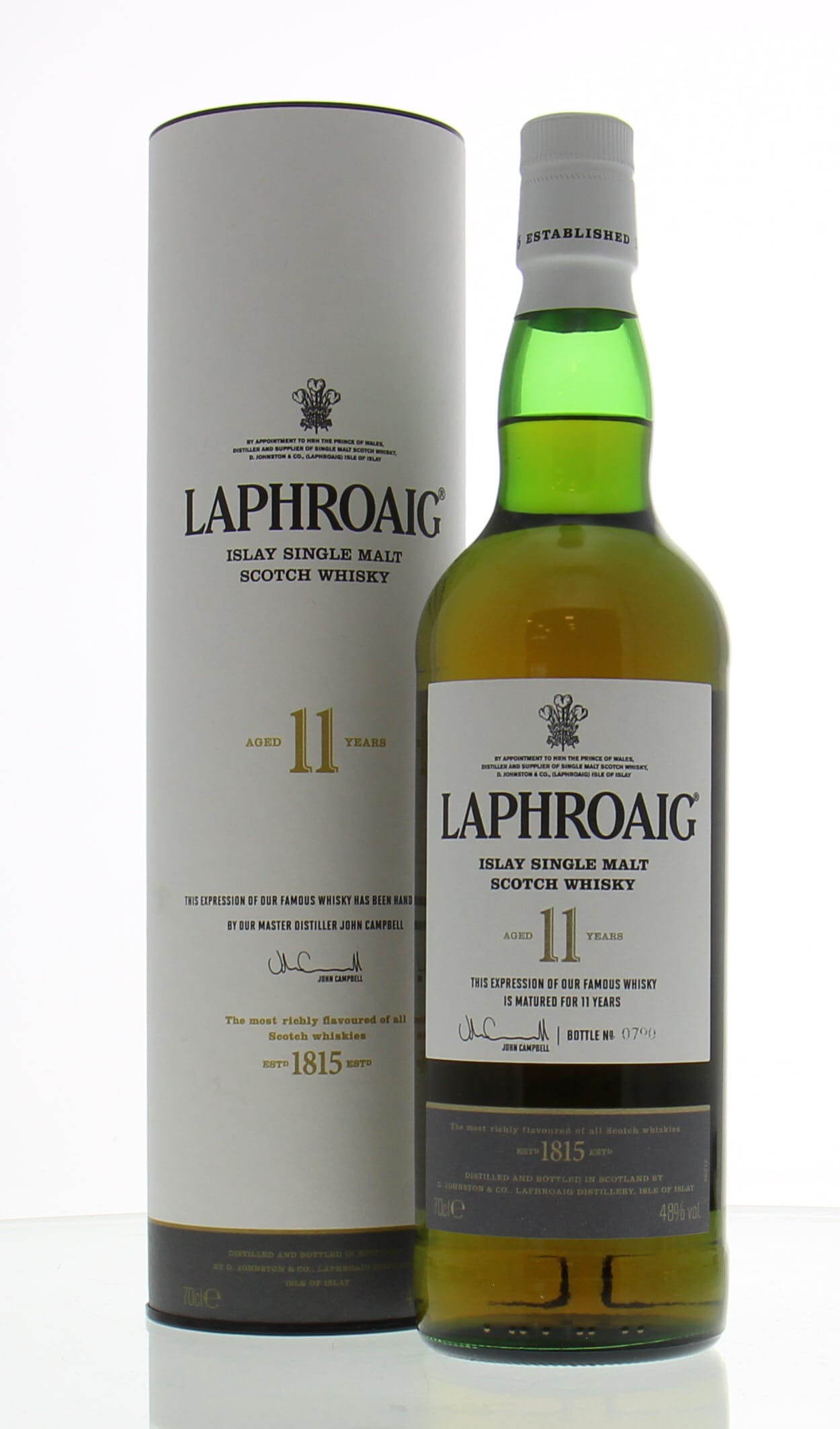 Laphroaig - 11 Years Old Bottled for Exquisite Store Amsterdam Airport Schiphol 48% NV