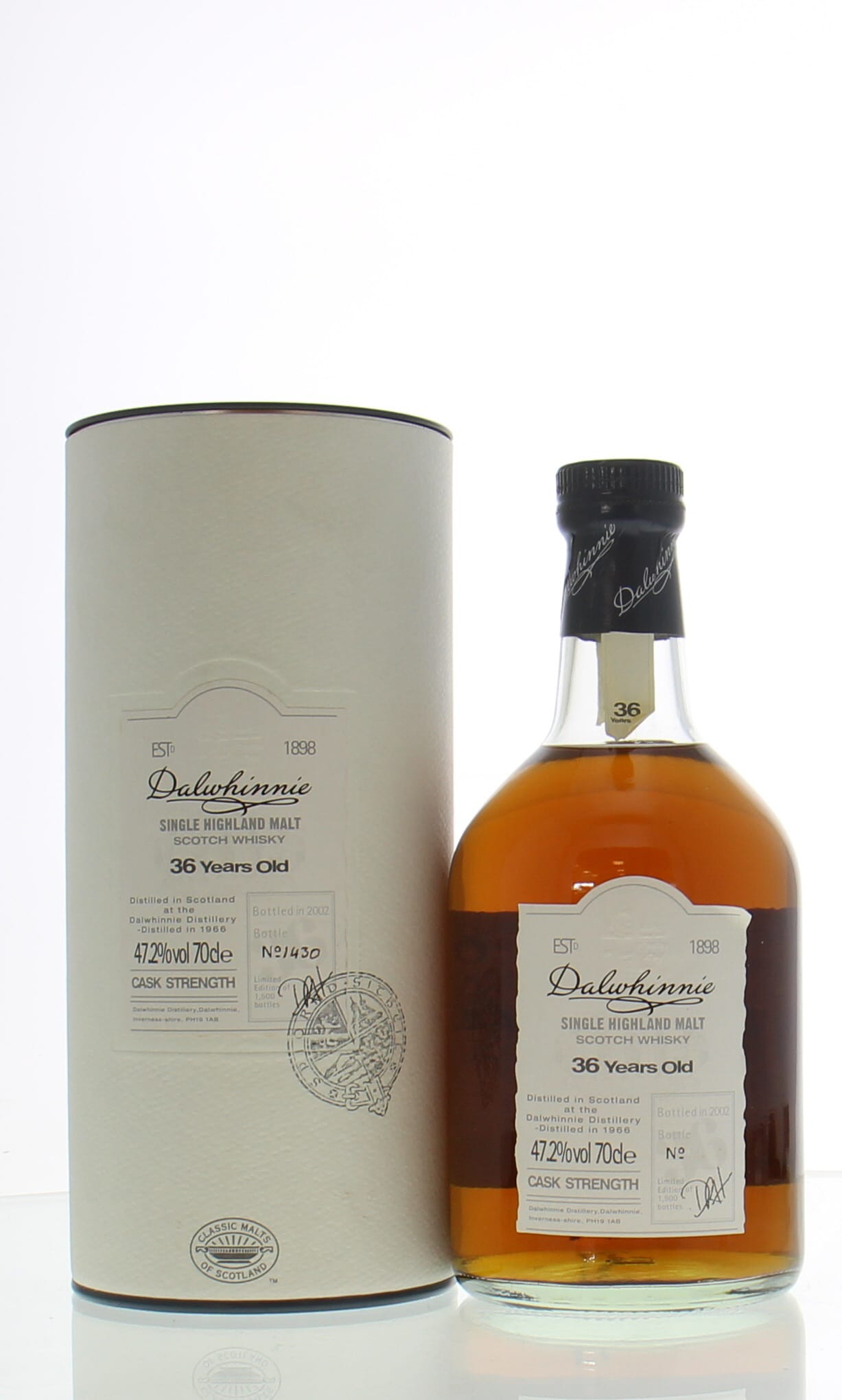 Dalwhinnie - 36 Years Old 47.2% 1966 In Original Container