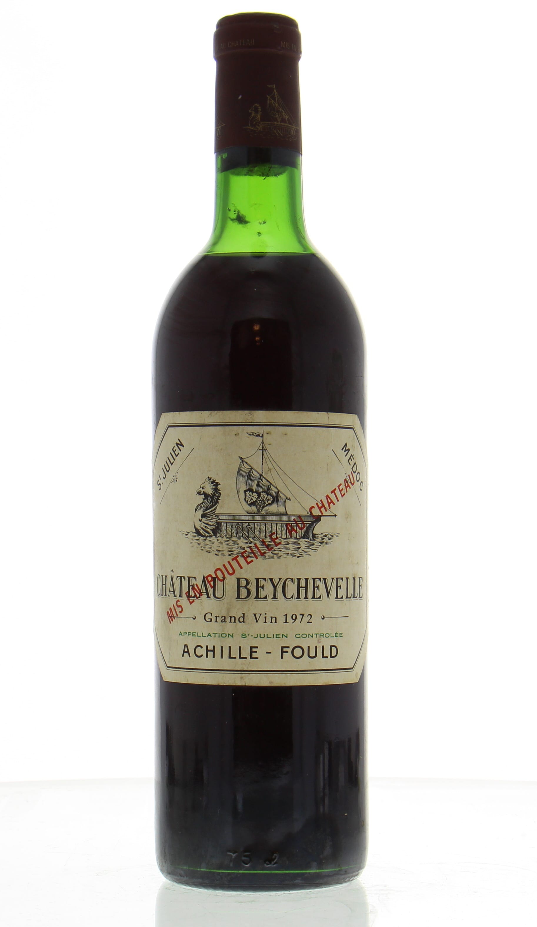 Chateau Beychevelle - Chateau Beychevelle 1972 High-Top shoulder
