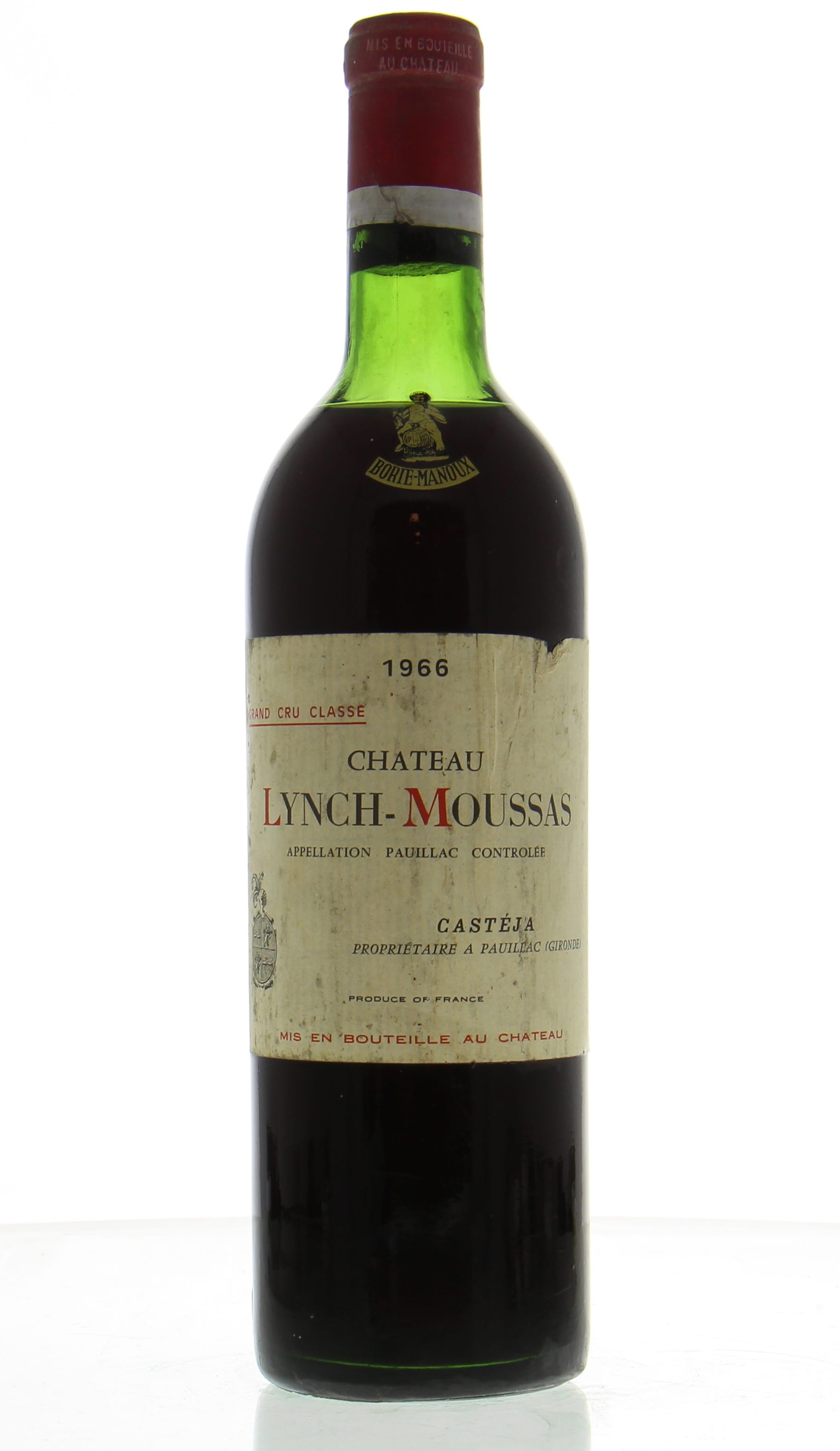 Chateau Lynch-Moussas - Chateau Lynch-Moussas 1966 Top Shoulder