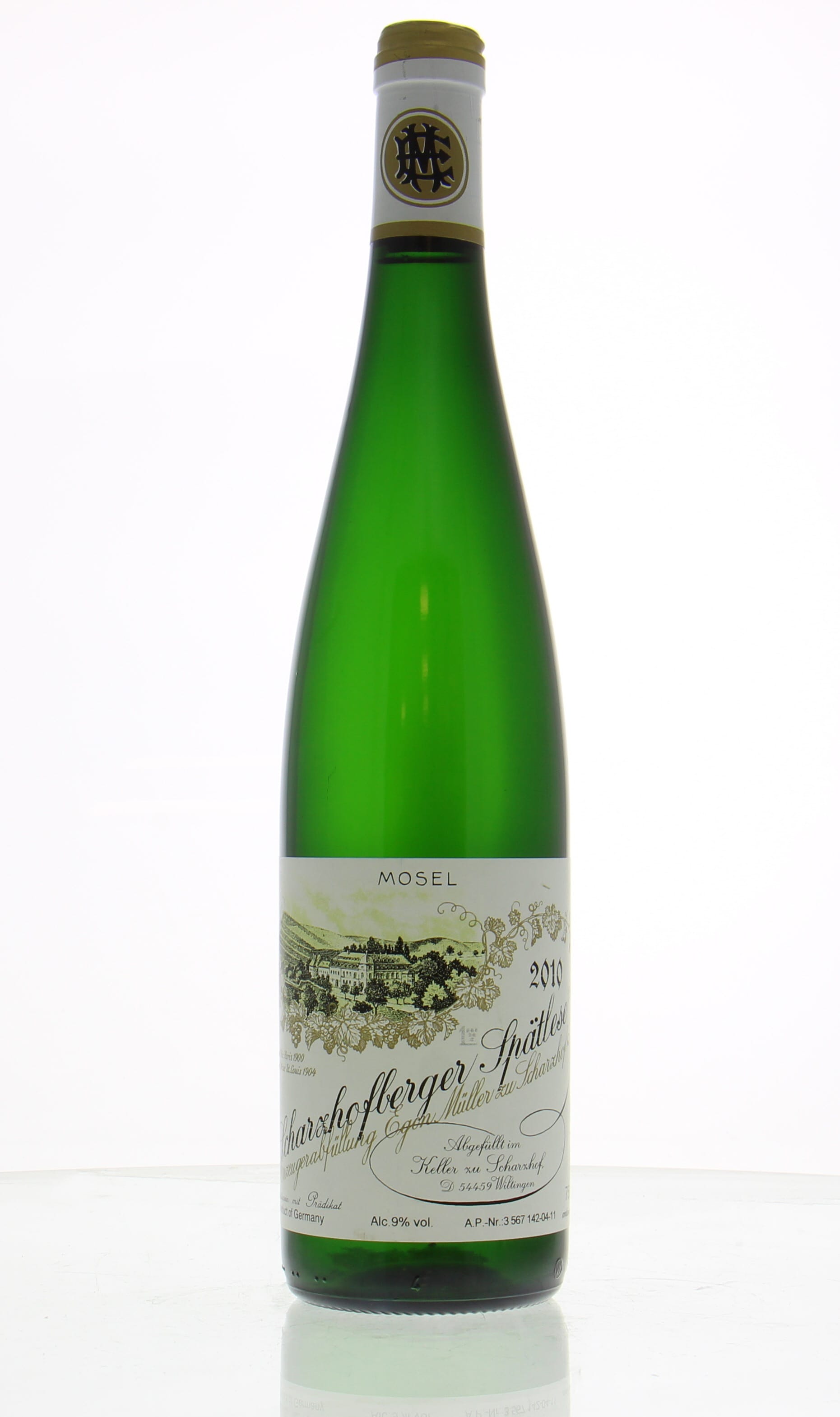 Egon Muller - Scharzhofberger Riesling Spatlese 2010 Perfect