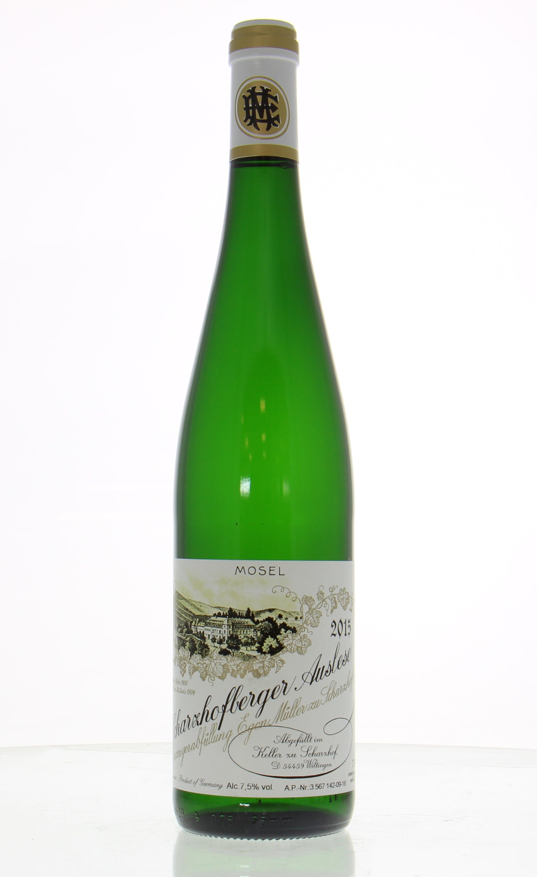 Egon Muller - Scharzhofberger Riesling Auslese 2015 Perfect
