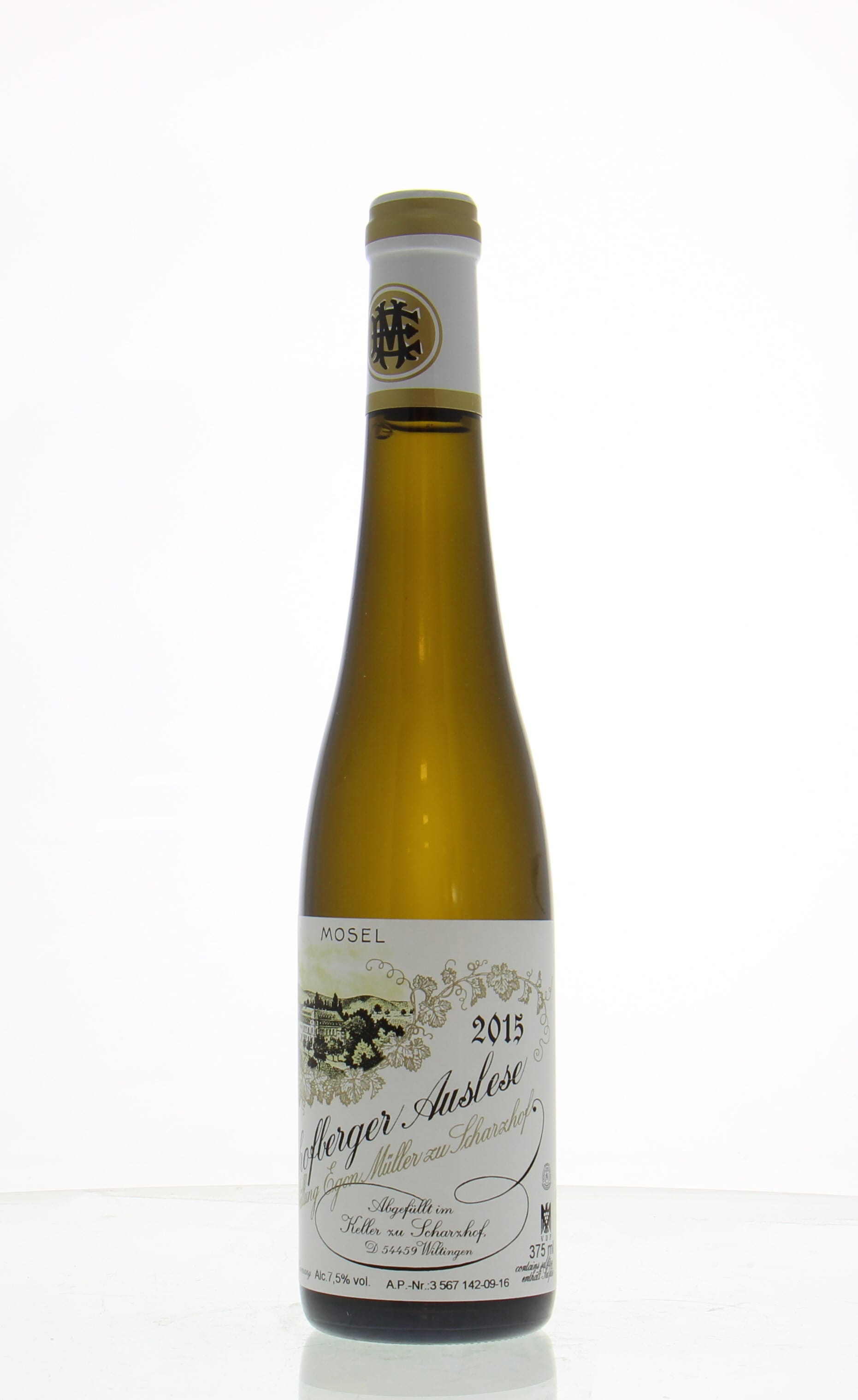 Egon Muller - Scharzhofberger Riesling Auslese 2015 Perfect