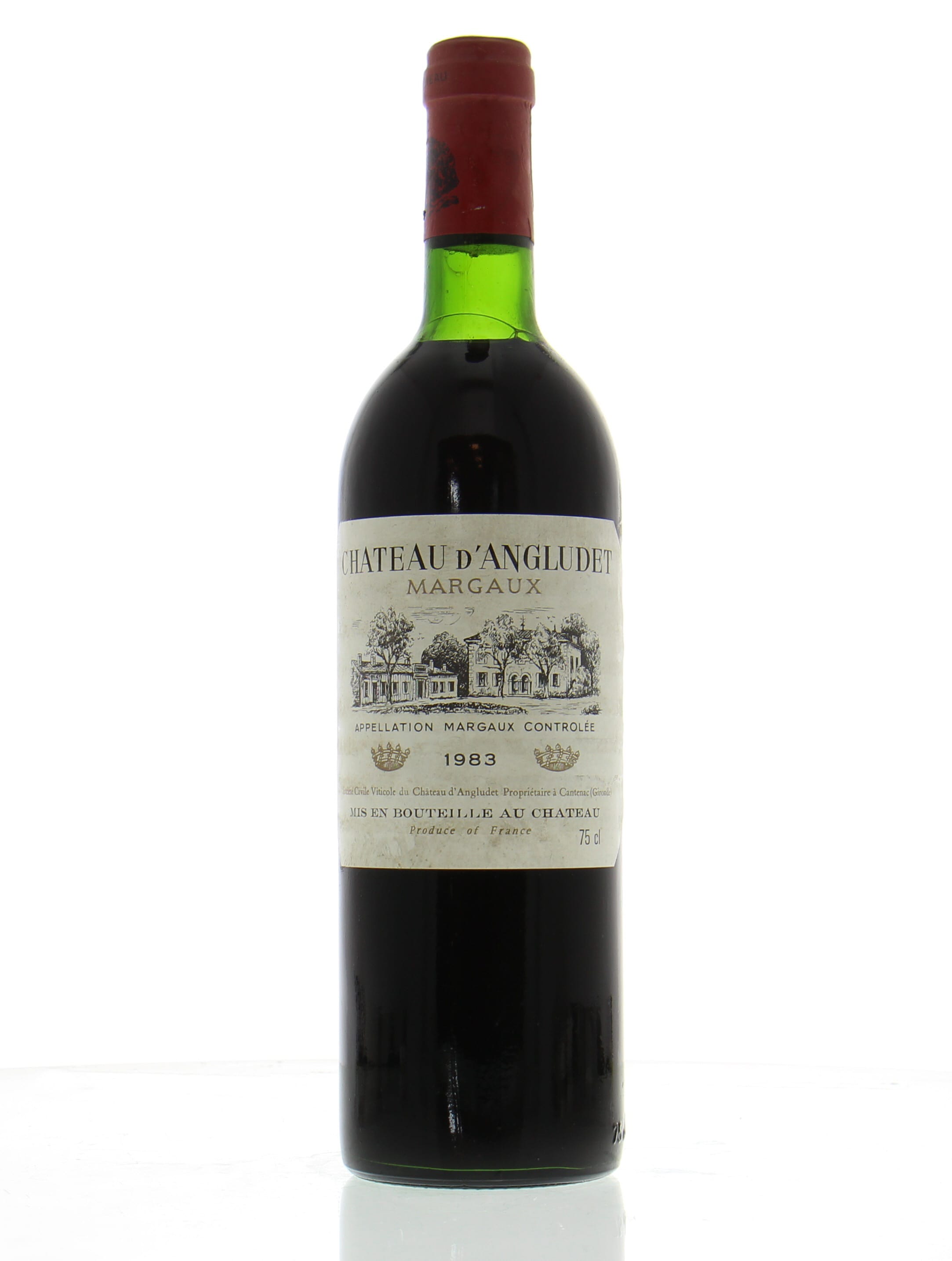 Chateau Angludet - Chateau Angludet 1983 Top Shoulder