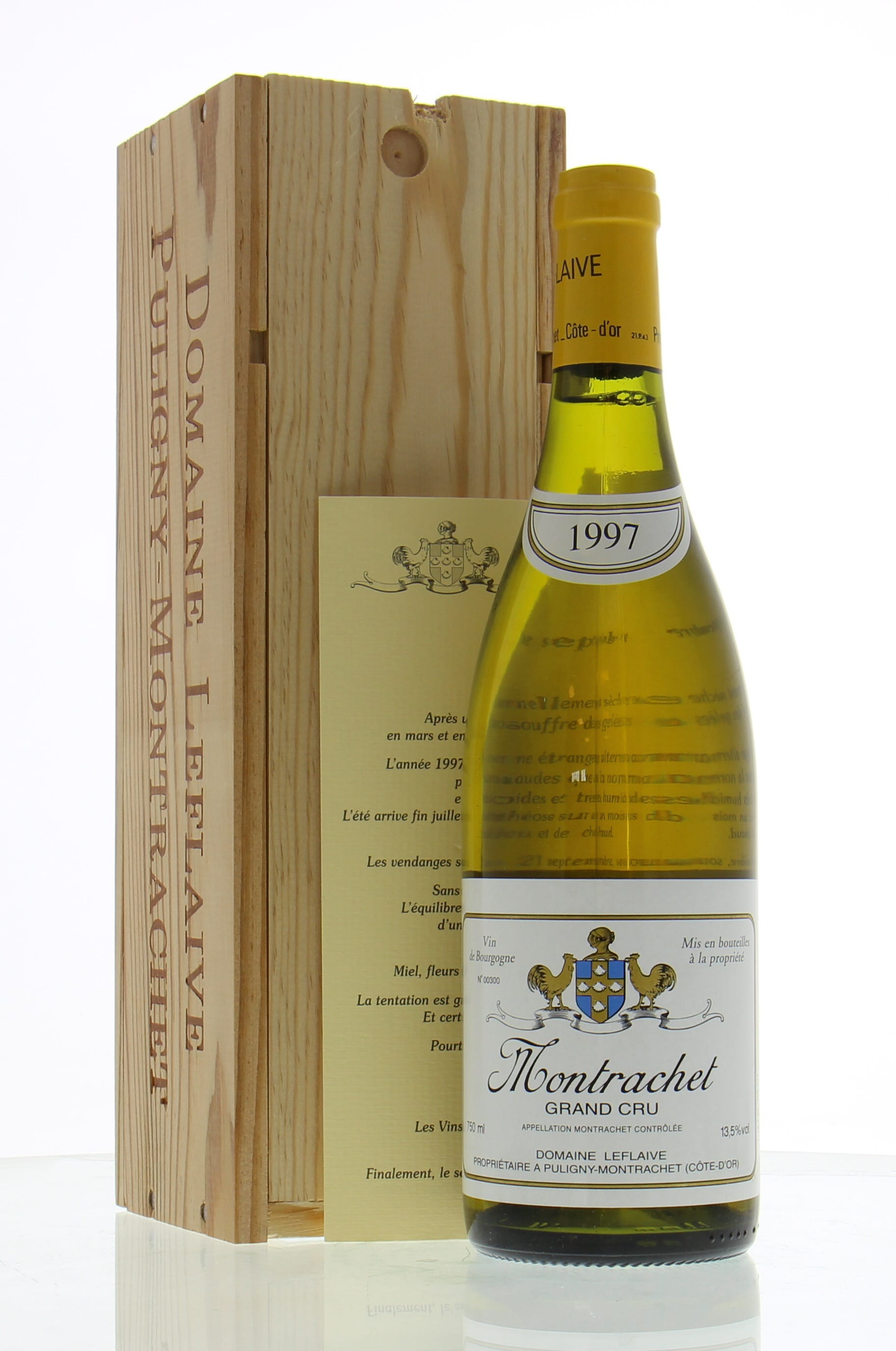 Domaine Leflaive - Le Montrachet 1997 From Original Wooden Case