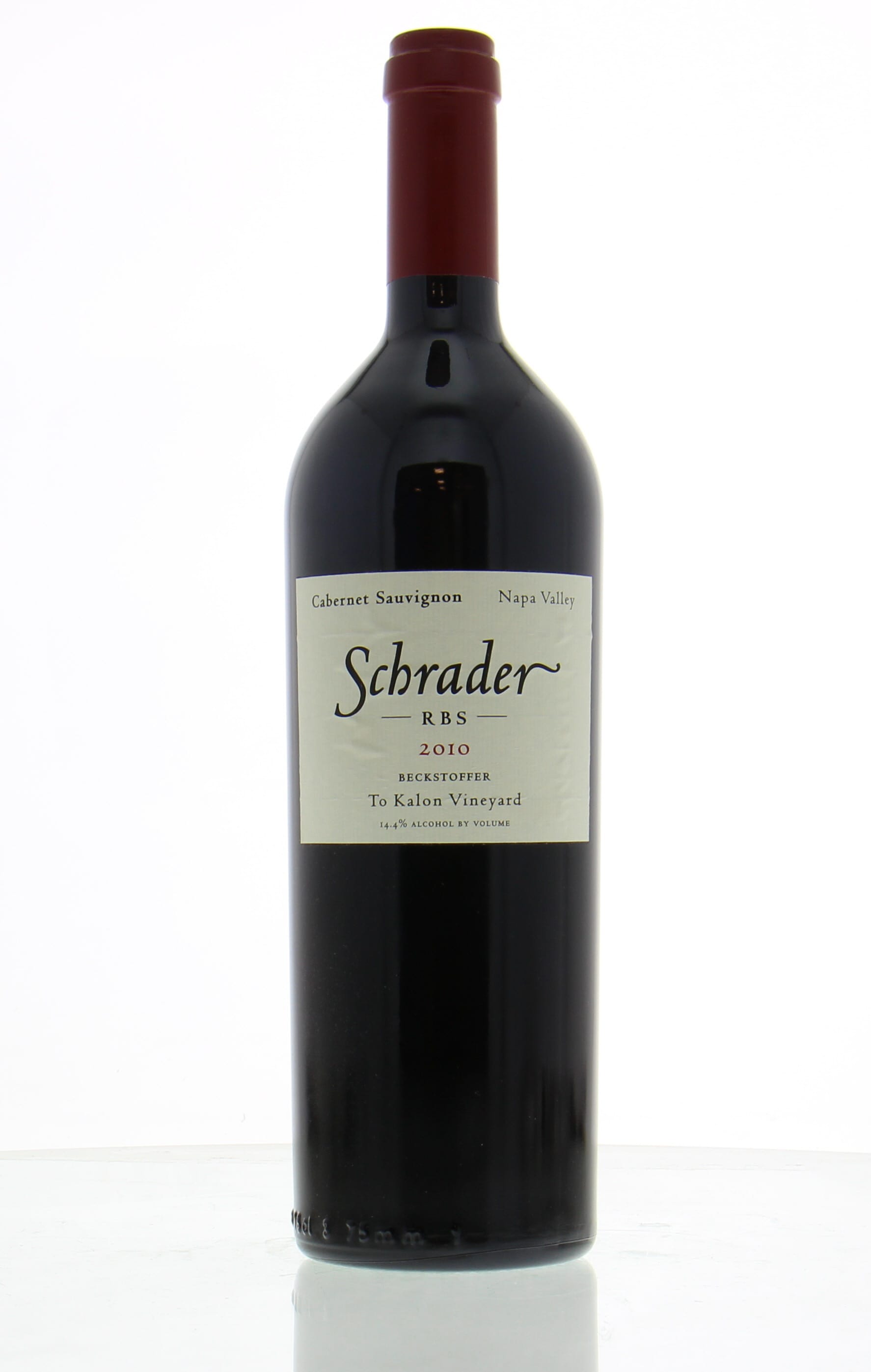 Schrader Cellars - Cabernet Sauvignon Beckstoffer to Kalon Vineyard 2010