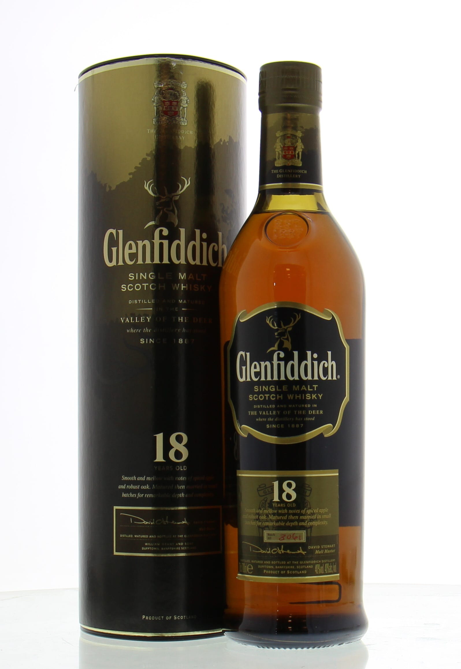 Glenfiddich - 18 Years Old Batch 3061 40% NV In Original Container