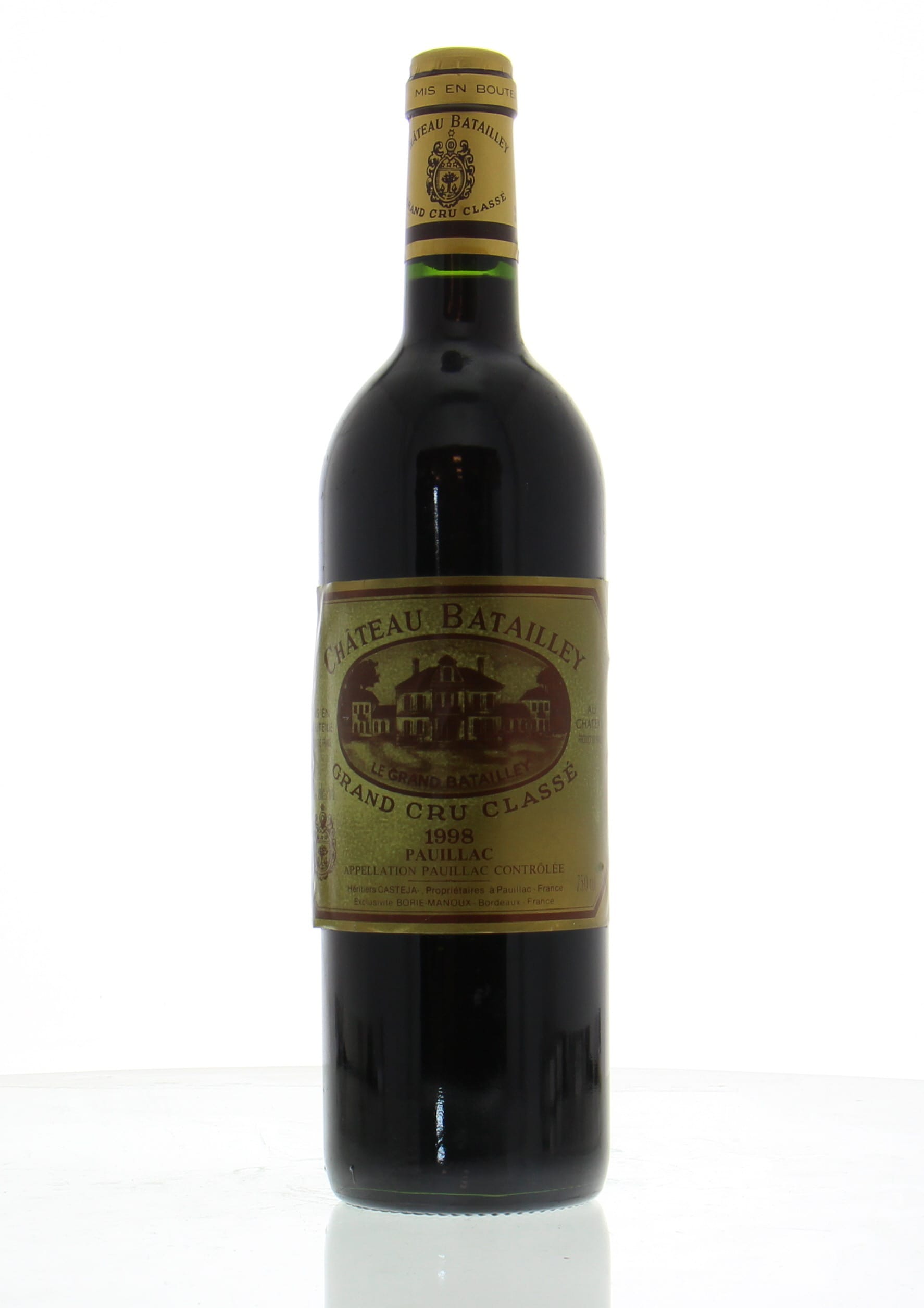 Chateau Batailley - Chateau Batailley 1998 Perfect
