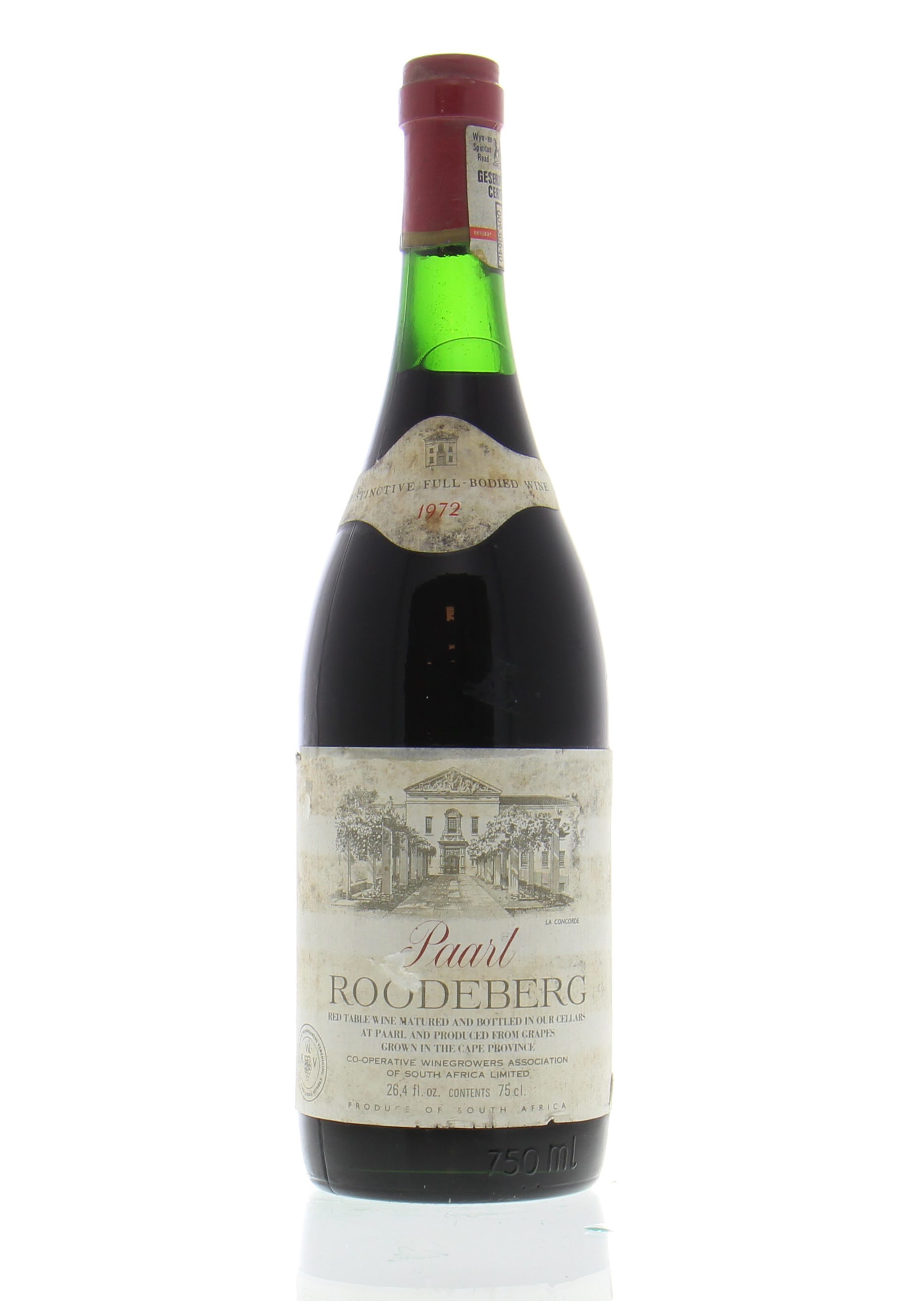 Paarl Roodenberg - Red wine 1972 Perfect