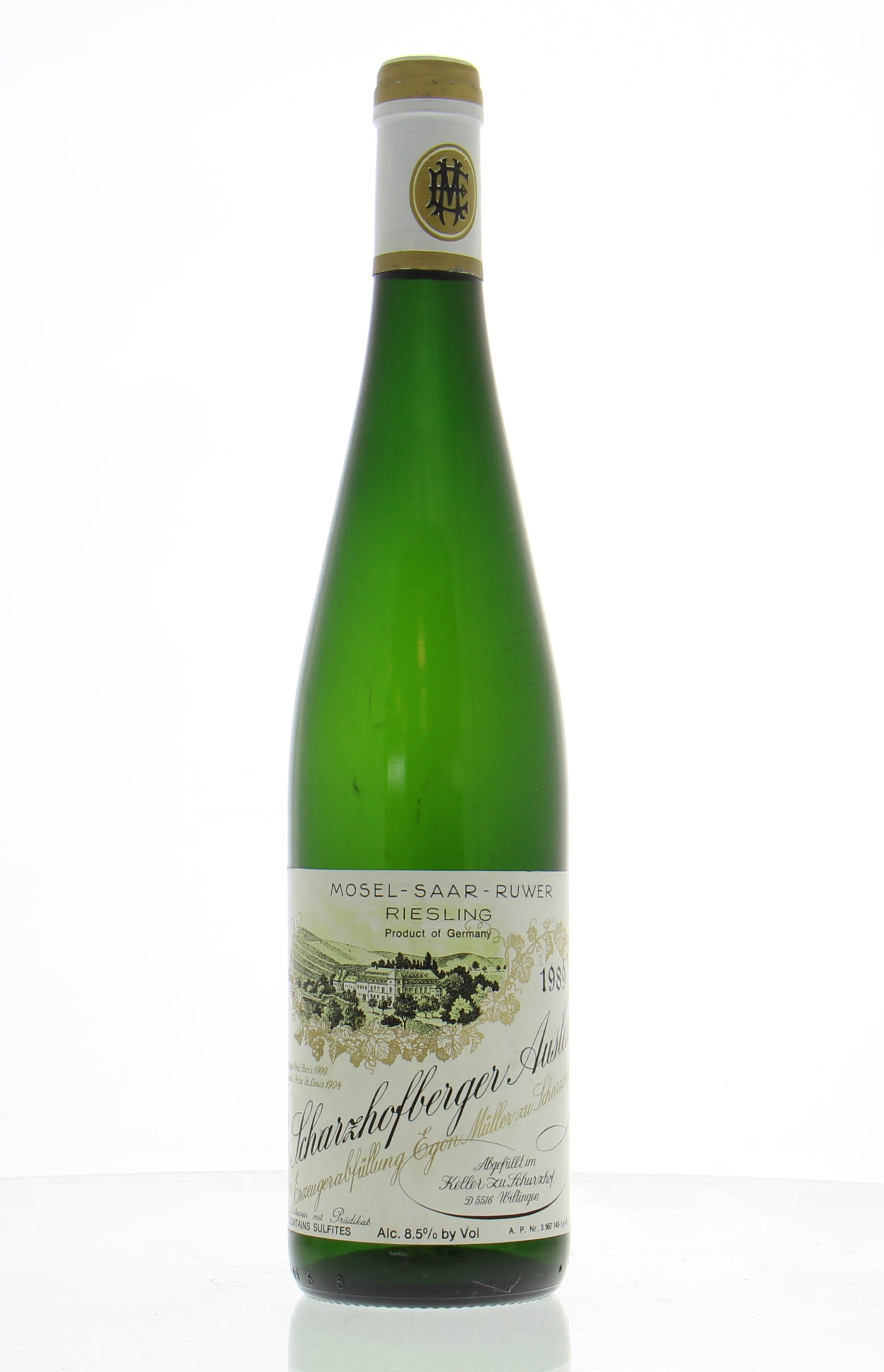 Egon Muller - Scharzhofberger Riesling Auslese 1989 Perfect