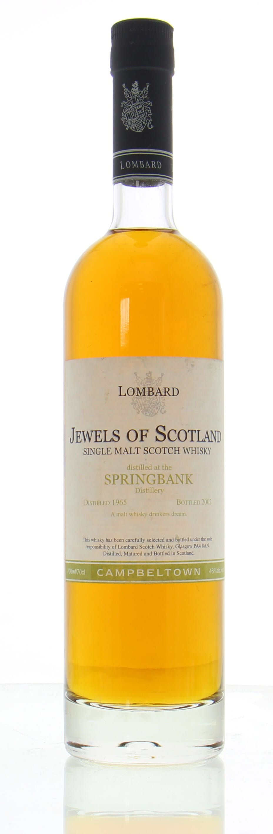 Springbank - 37 Years Old Jewels of Scotland 46% 1965 Perfect