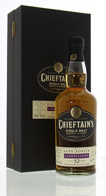 Glen Scotia  - 32 Years Old Chieftain's Choice Cask:2191 46% 1975