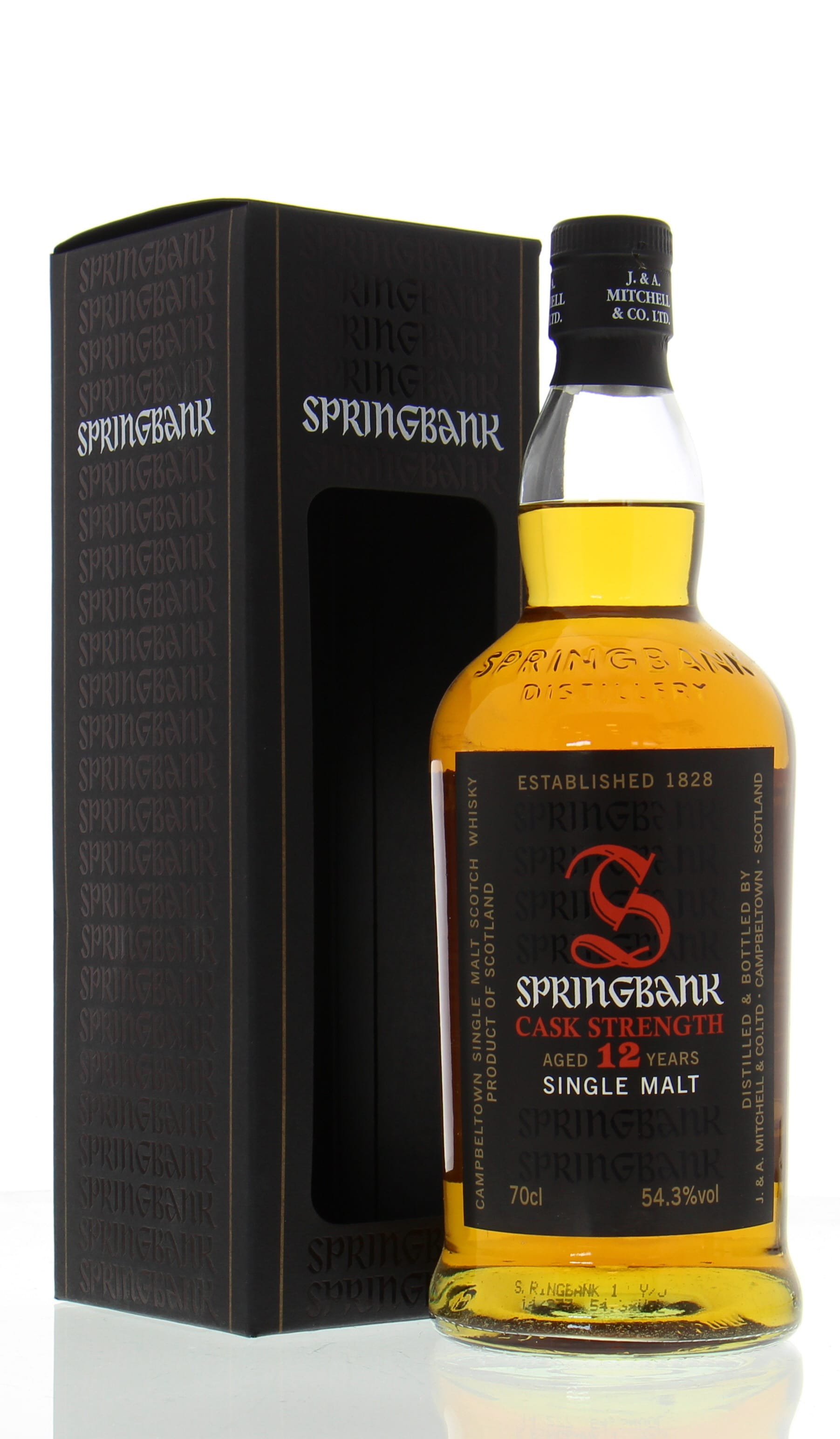 Springbank - 12 Years Old Cask Strength Batch 9 54.3% NV In Original Container