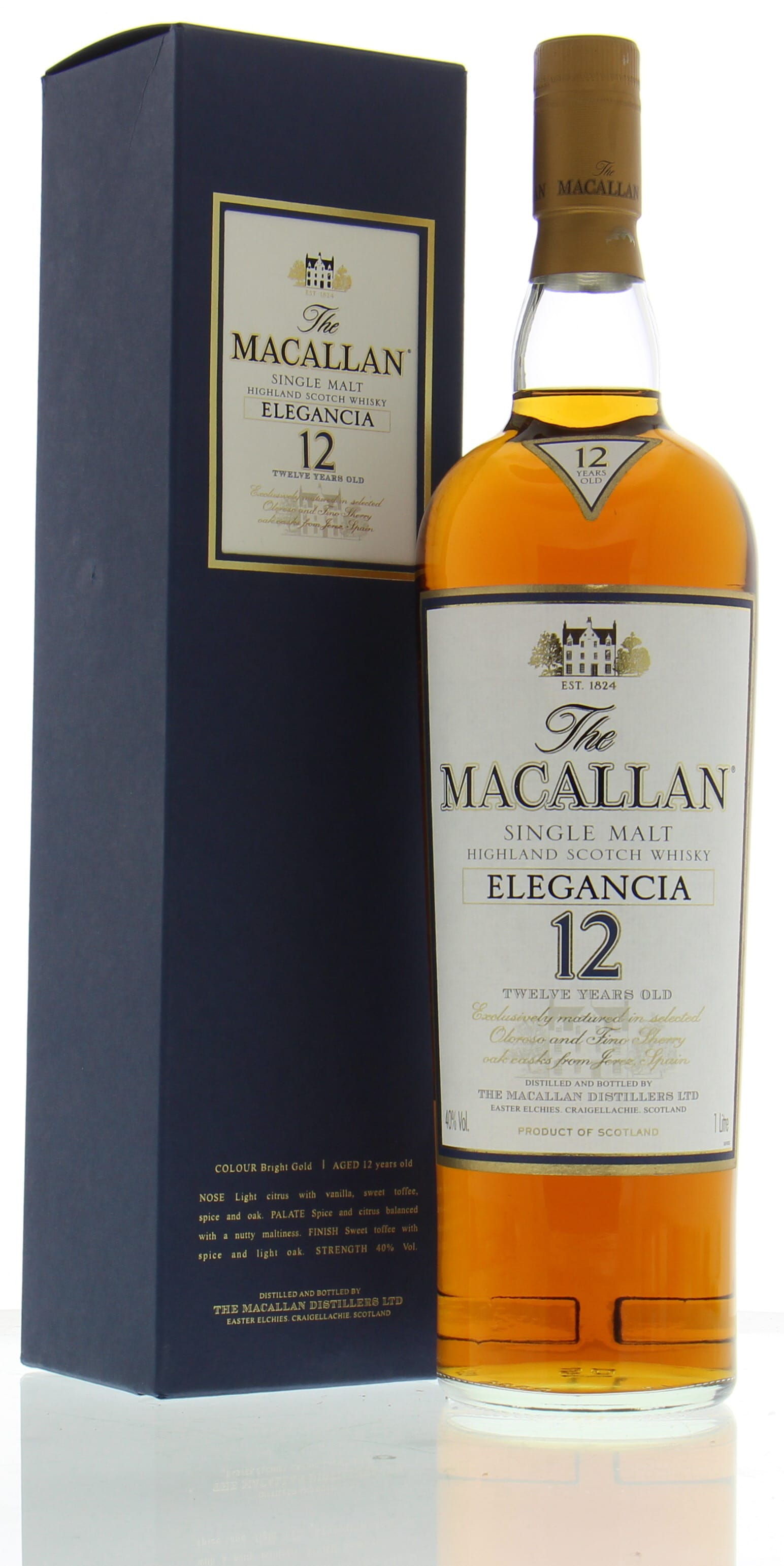 Macallan - Elegancia 12 Years Old 40% NV In Original Container