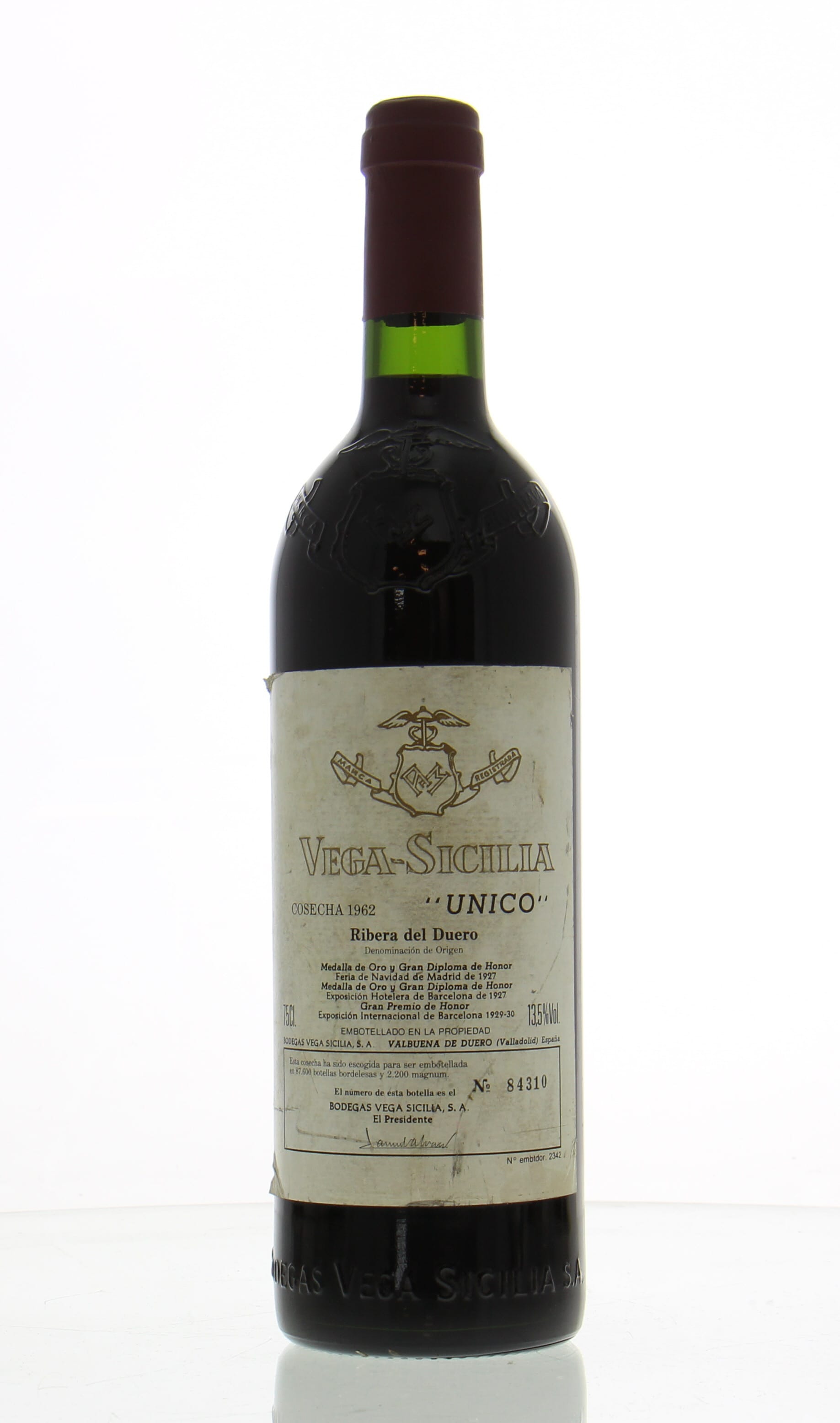 Vega Sicilia - Unico 1962 Perfect