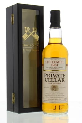 Littlemill - 20 Years Old Private Cellar 43% 1984