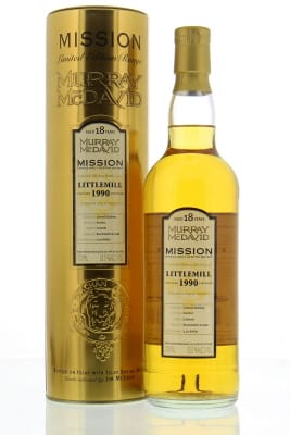 Littlemill - 18 Years Old Murray McDavid Mission Gold 53.5% 1990