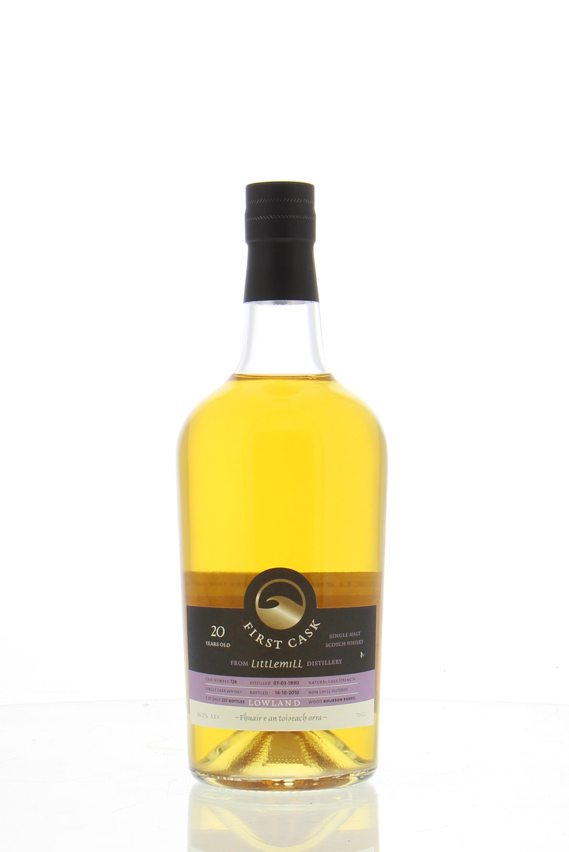 Littlemill - 20 Years Old First Cask:726 56.2% 1990