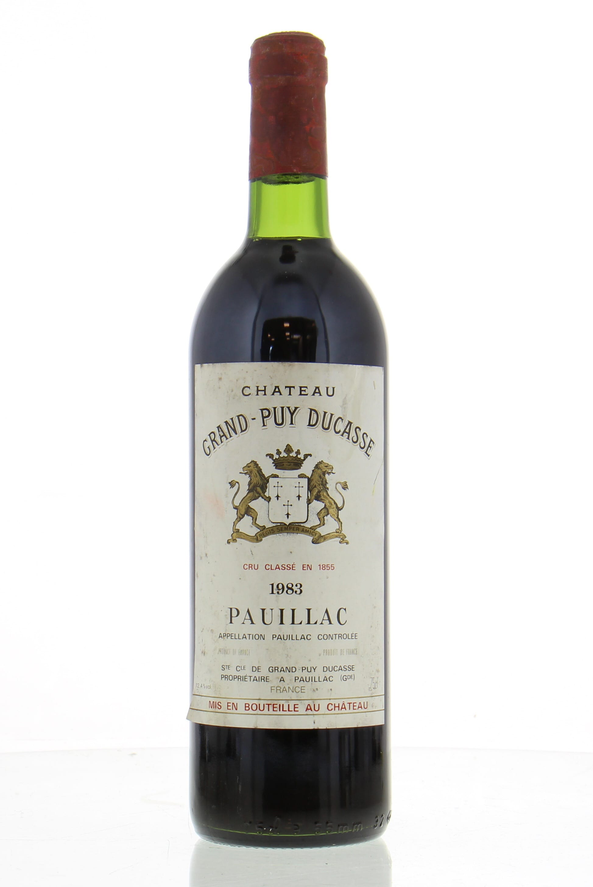 Chateau Grand Puy Ducasse - Chateau Grand Puy Ducasse 1983 Perfect