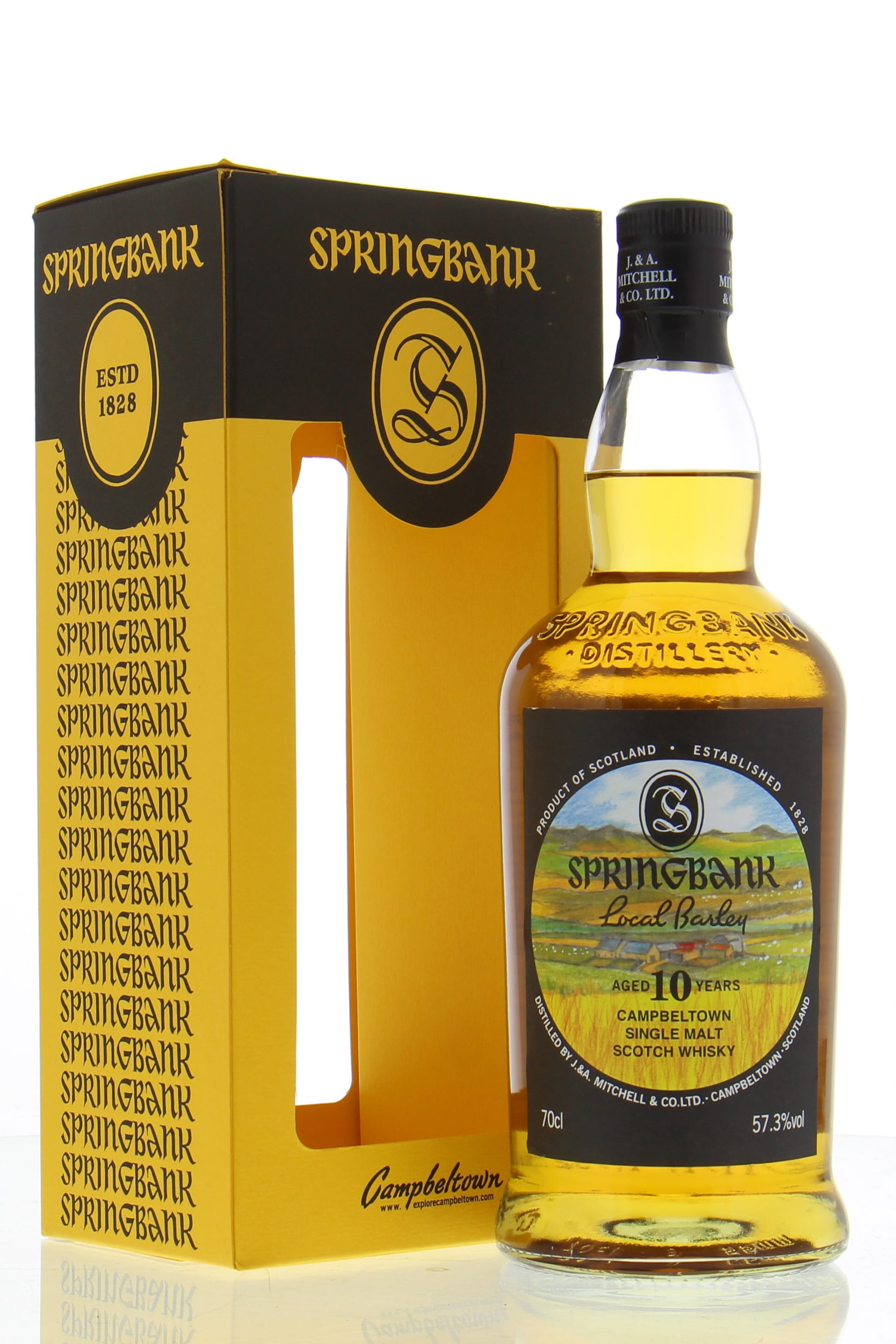 Springbank - 10 Years Old Local Barley 57.3% 2007 In Original Container