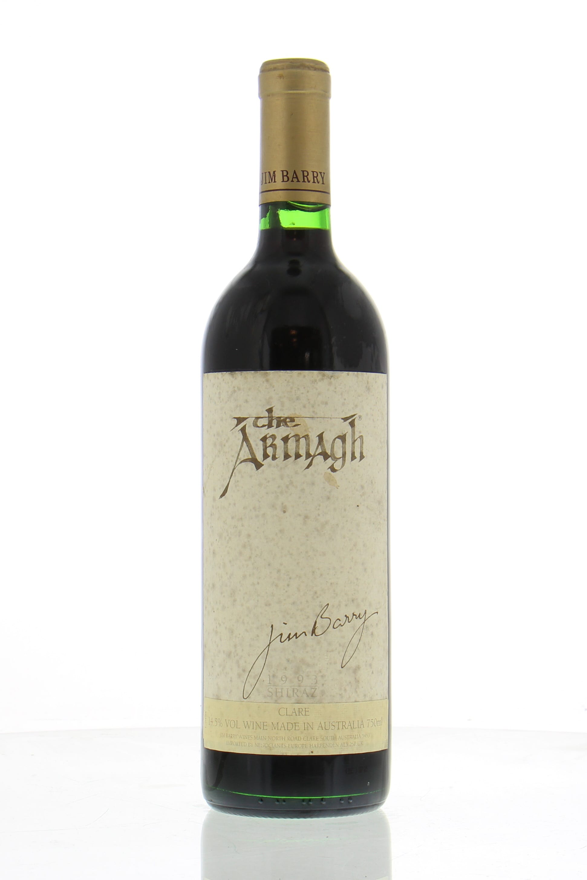 Jim Barry - Shiraz The Armagh 1993 Perfect