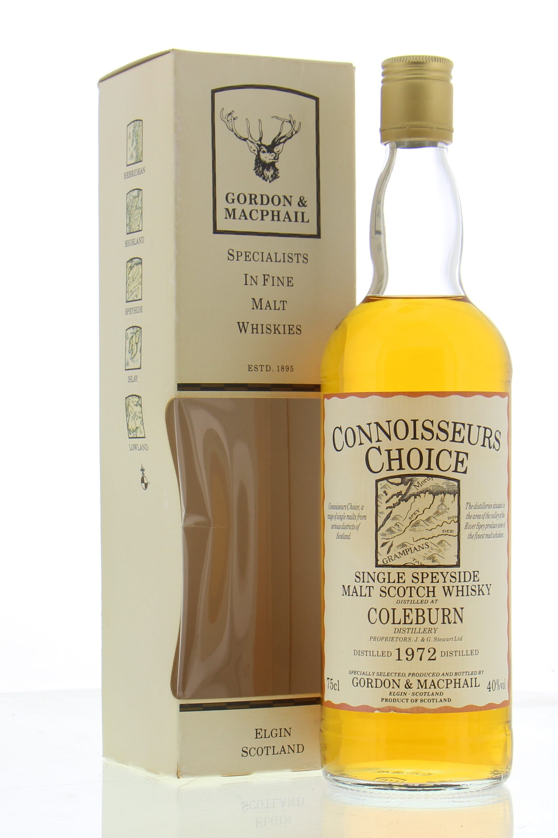 Coleburn - 1972 Connoisseurs Choice 40% 1972 In Original Container