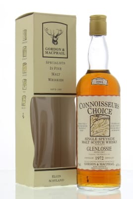 Glenlossie  - 1972 Connoisseurs Choice Old Map Label 40% 1972